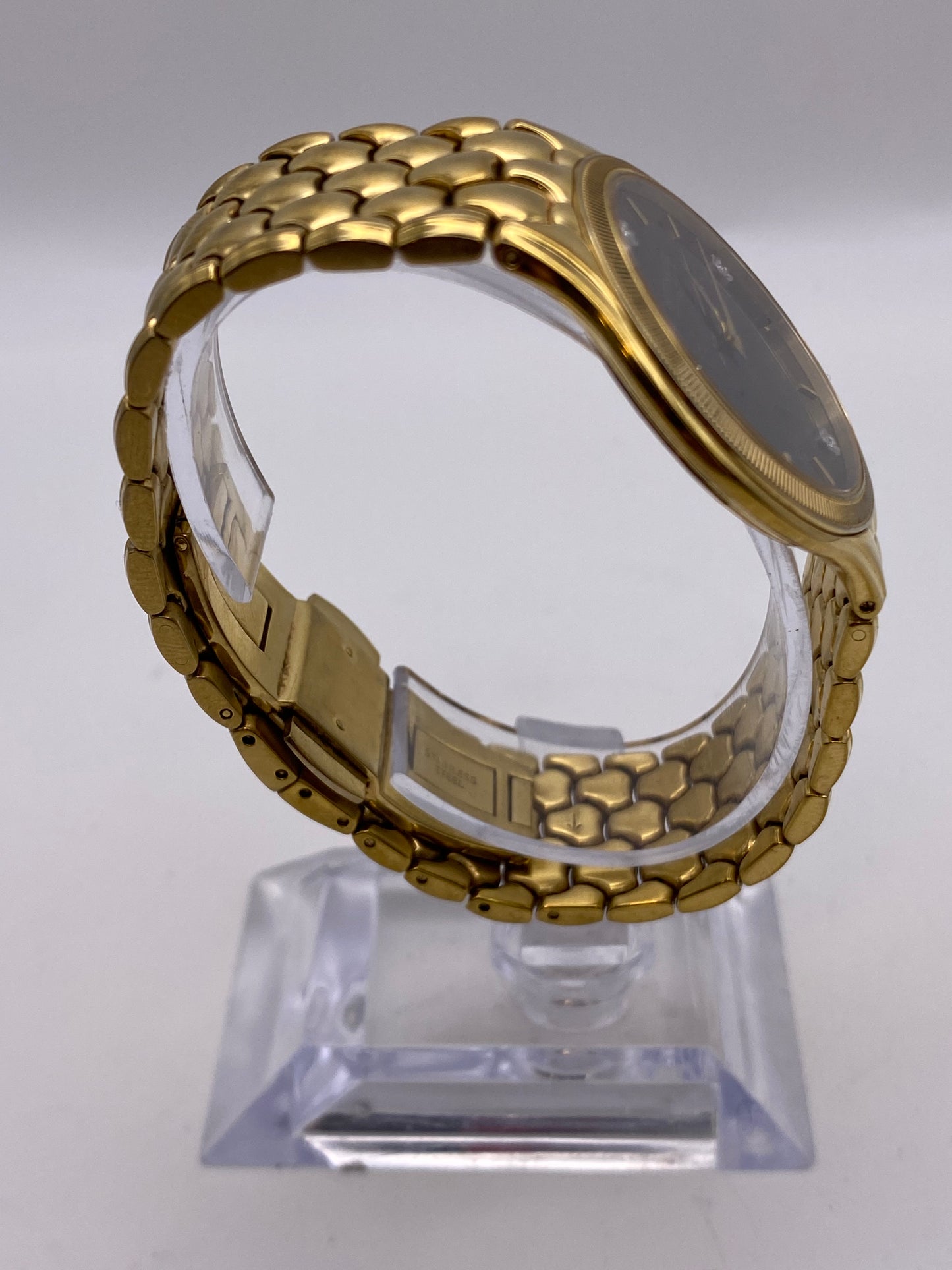 Vintage Gents Wittnauer Gold Plated Quartz Dress Watch