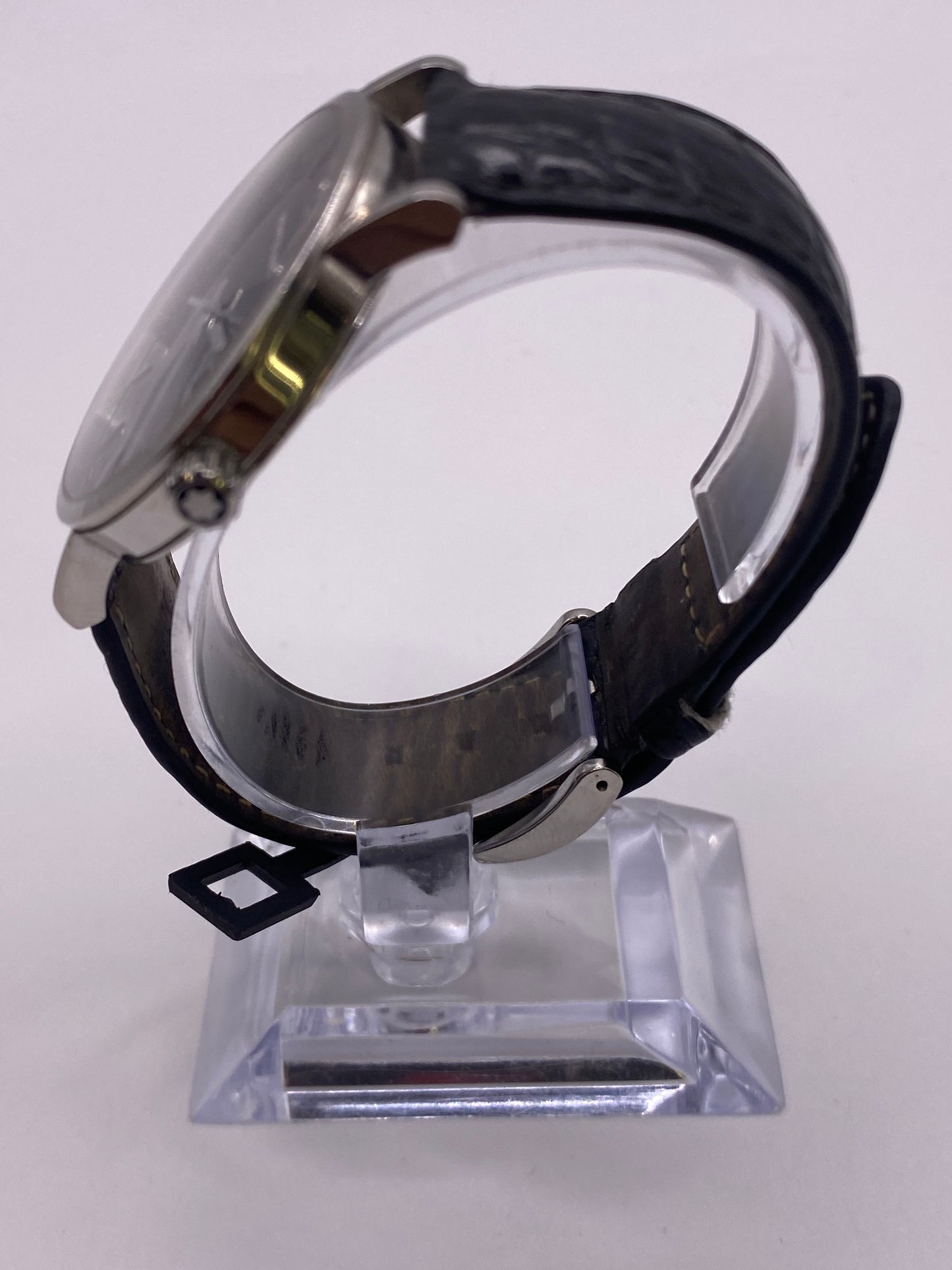Montblanc Stainless Steel Black Dial Quartz Dress Watch  Box (RI)