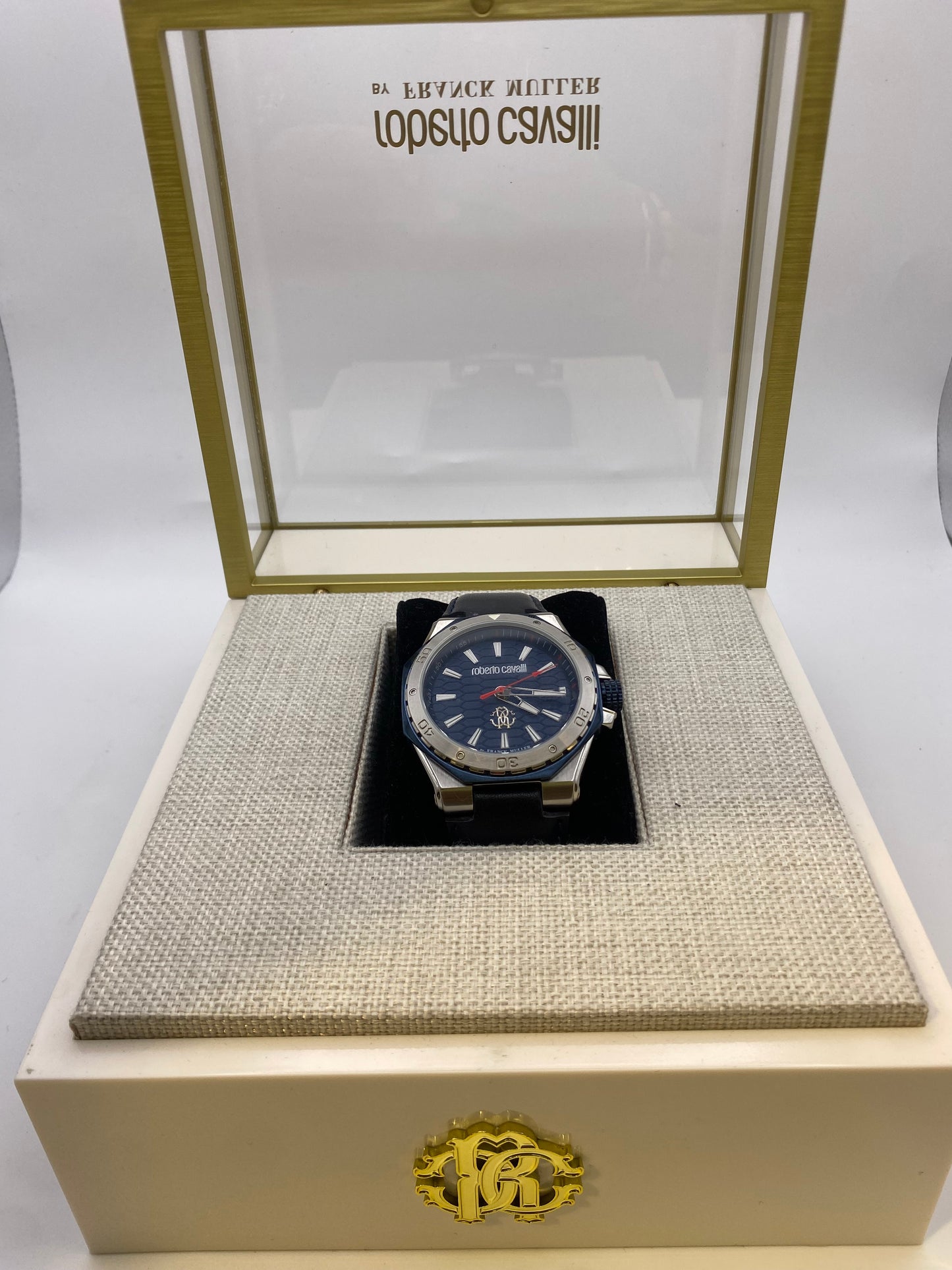 Gents Roberto Cavalli x Frank Muller Quartz Dress Watch With Box