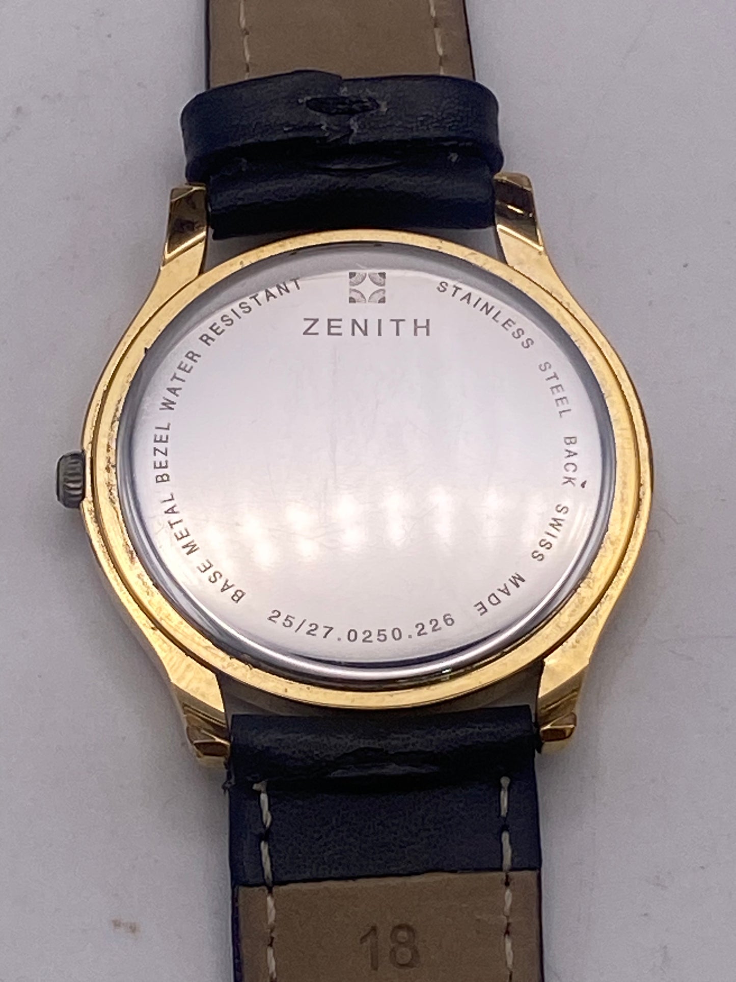 Vintage Zenith Cosmopolitan Gents Quartz Gold Plated Dress Watch