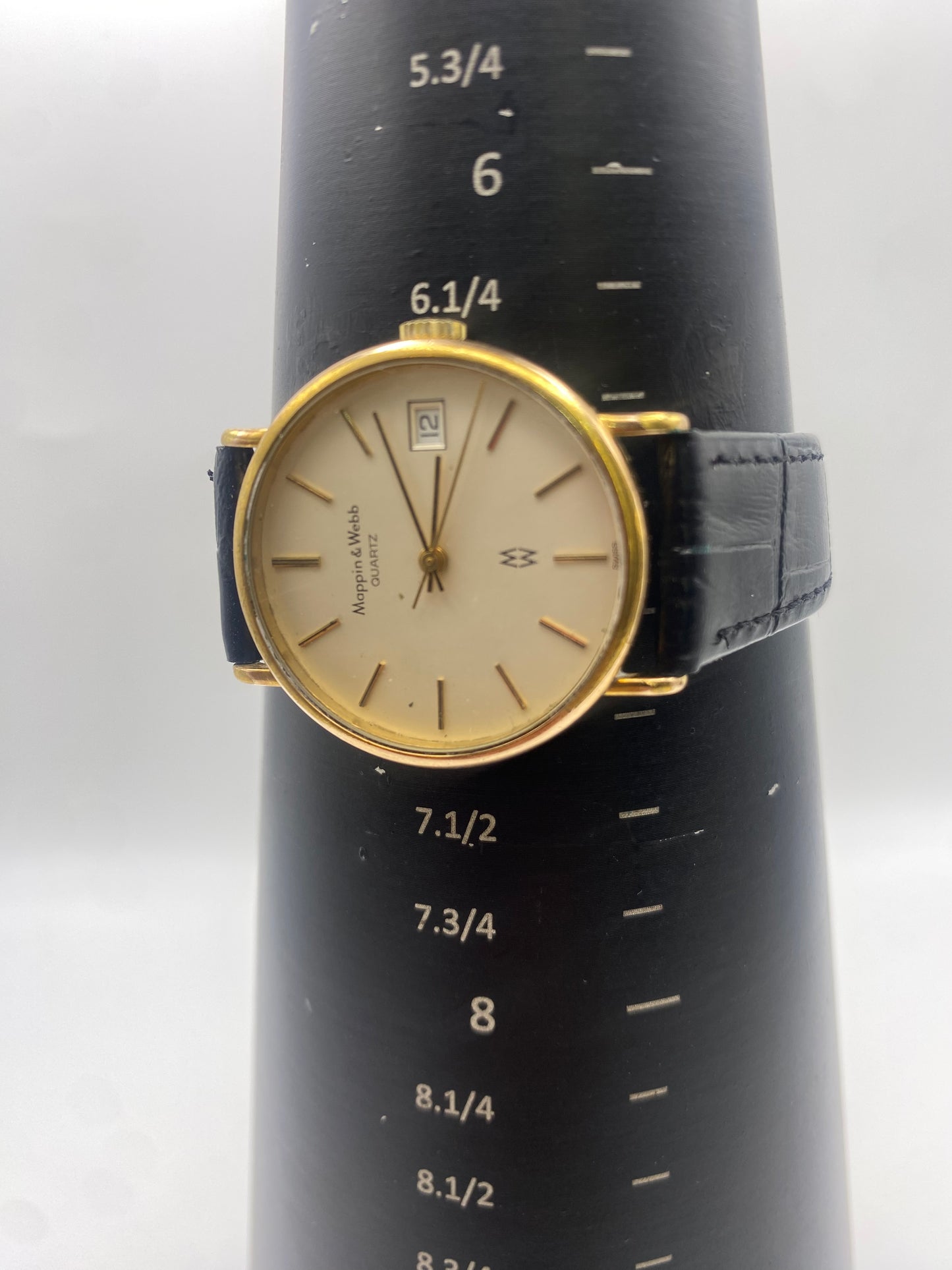 Vintage Mappin & Webb Gold Plated Gents Quartz Dress Watch