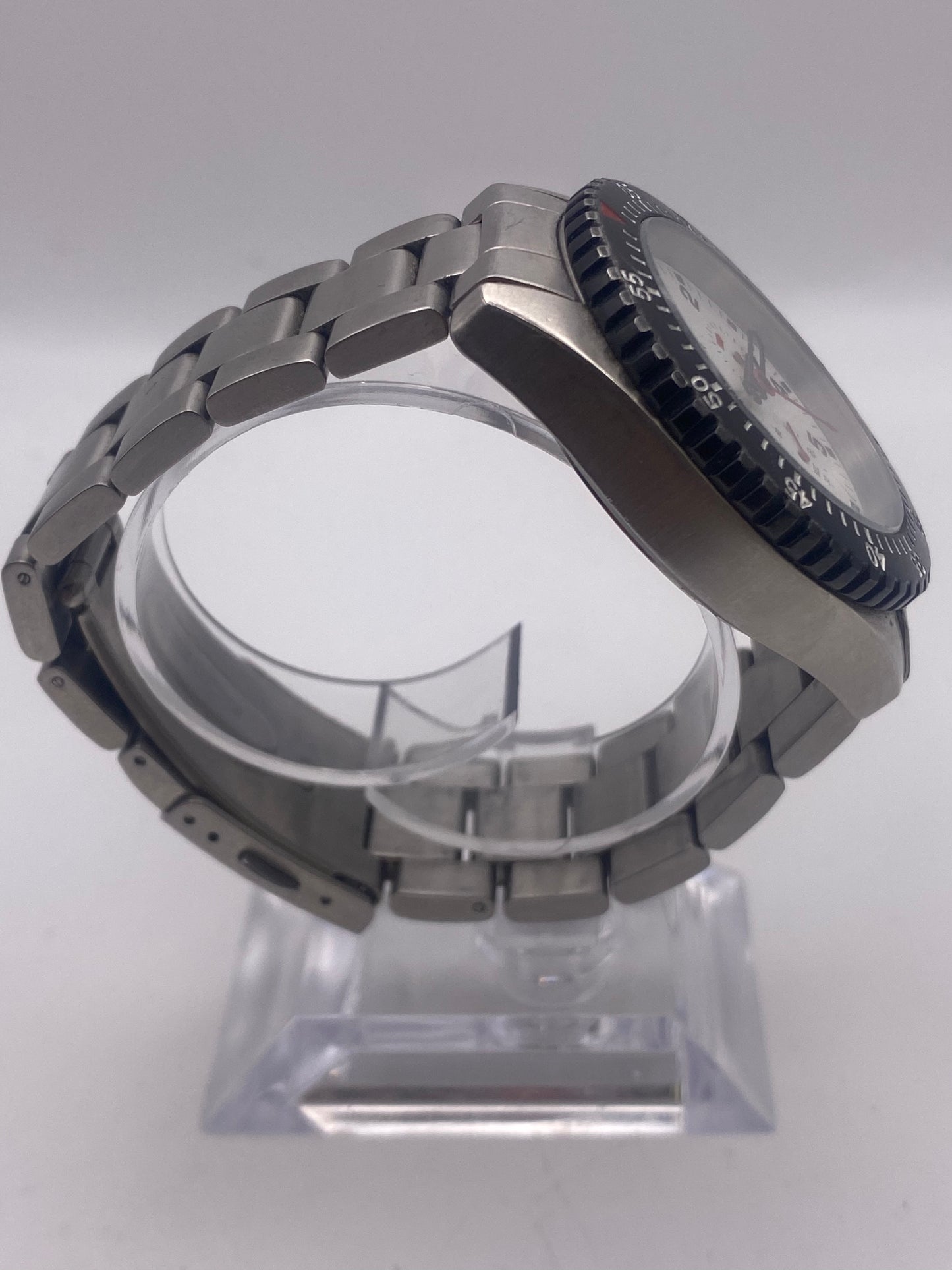 Gents Zippo Stainless Steel Quartz Chronograph