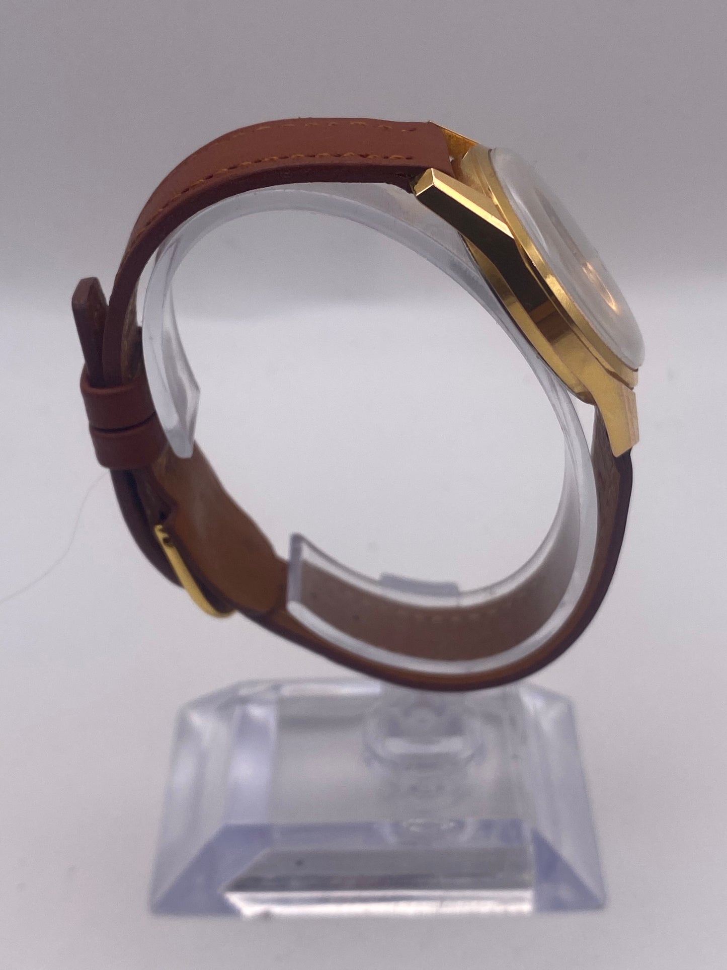 Vintage Favre-Leuba Gents Silver Dial Gold Plated Manual Wind Mechanical Dress Watch