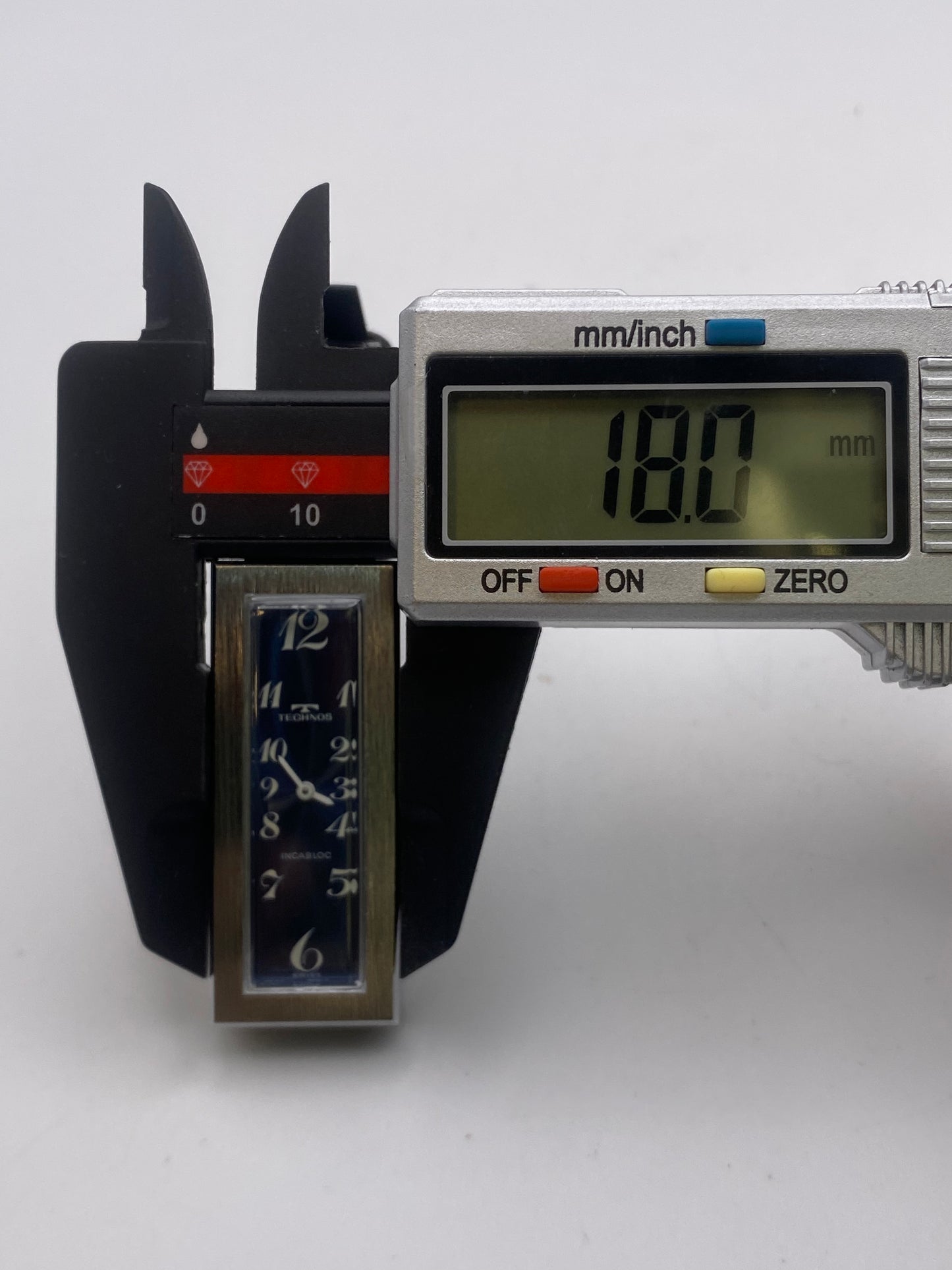 Vintage Technos Blue Dial Manual Wind Mechanical Dress Watch