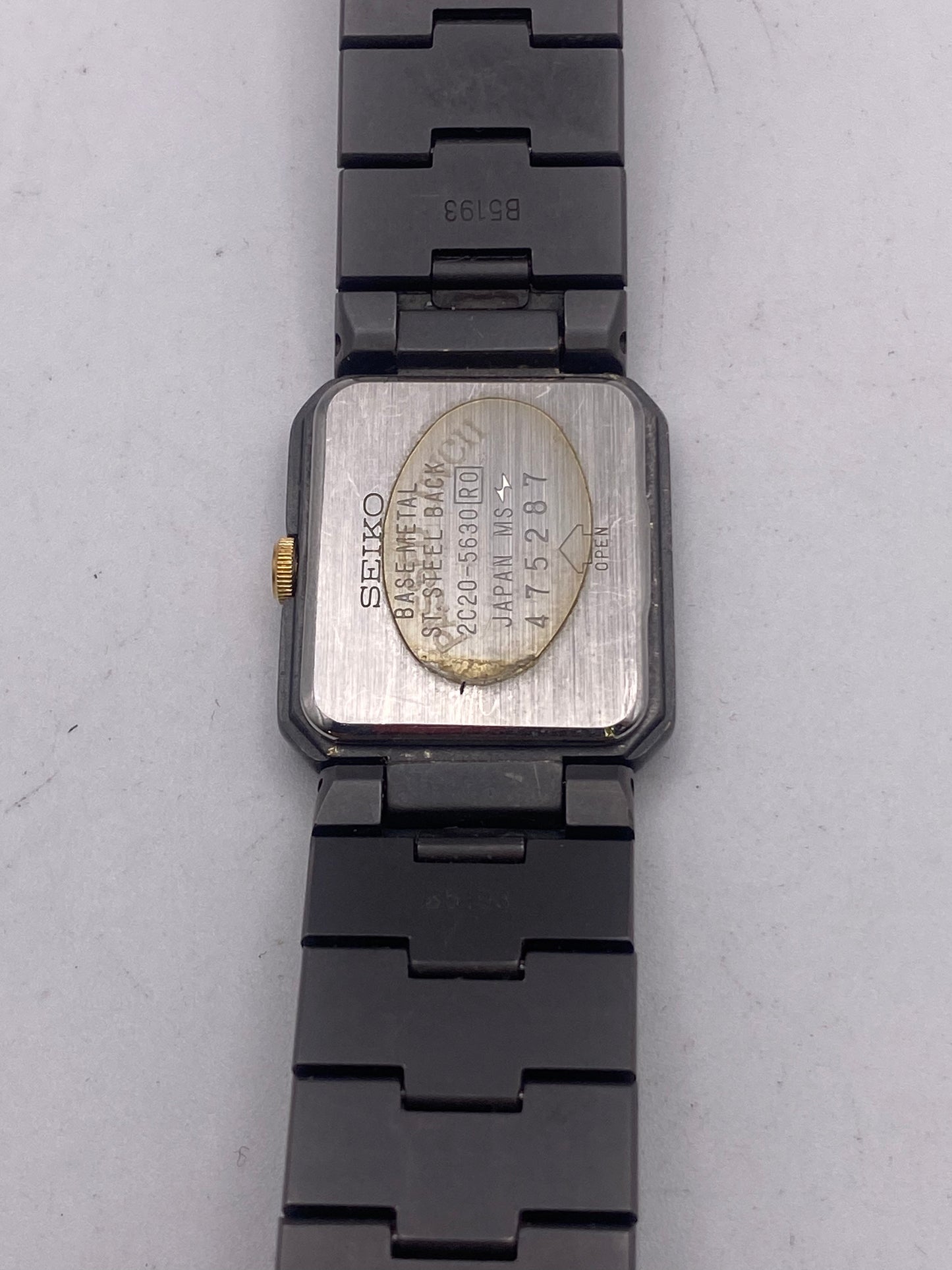 Vintage Seiko Ladies Titanium Dress Watch And Papers