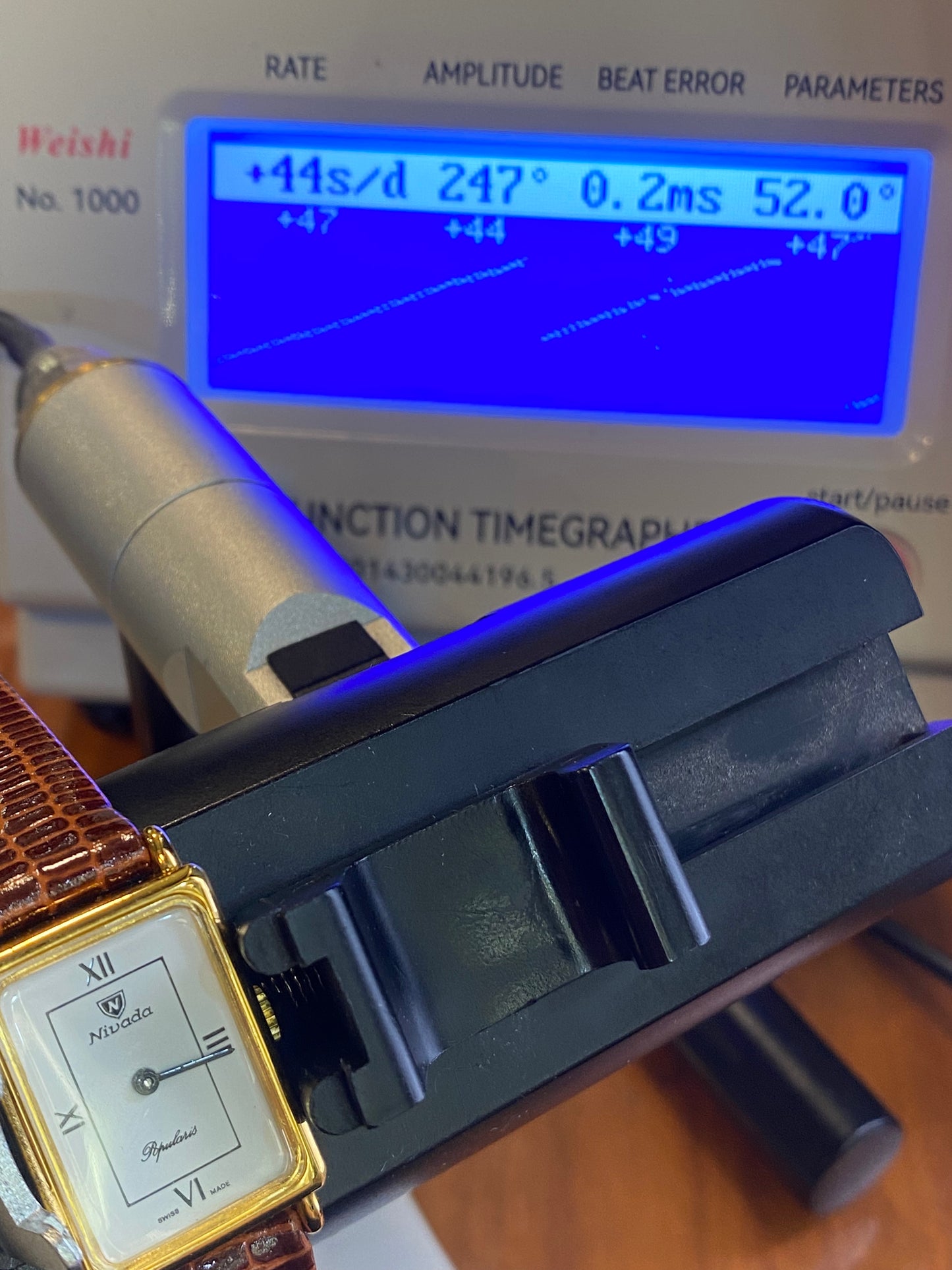 Vintage Nivada White Dial Tank Manual Wind Mechanical Dress Watch