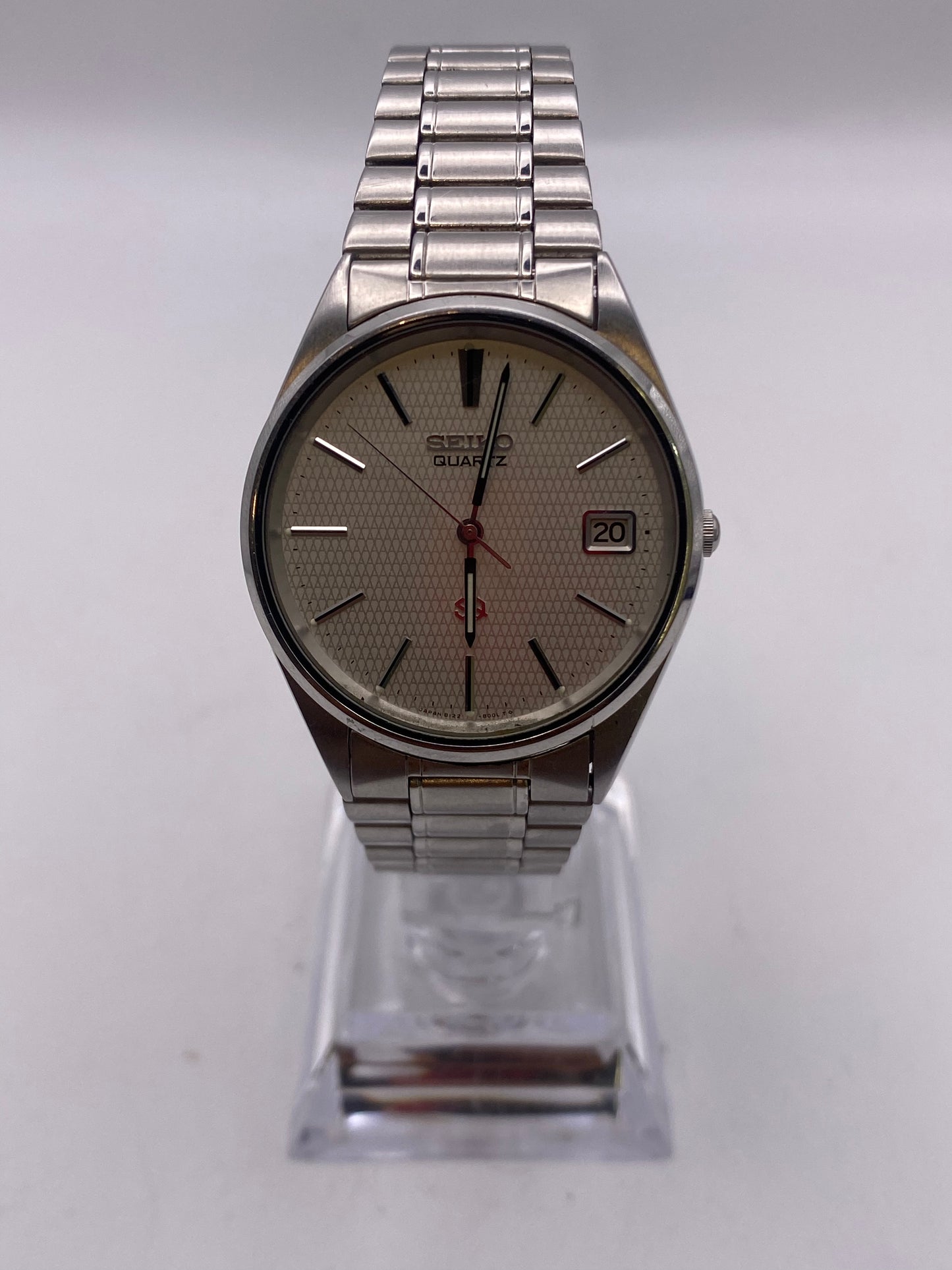 Vintage Gents Seiko SQ Quartz Stainless Steel Dress Watch