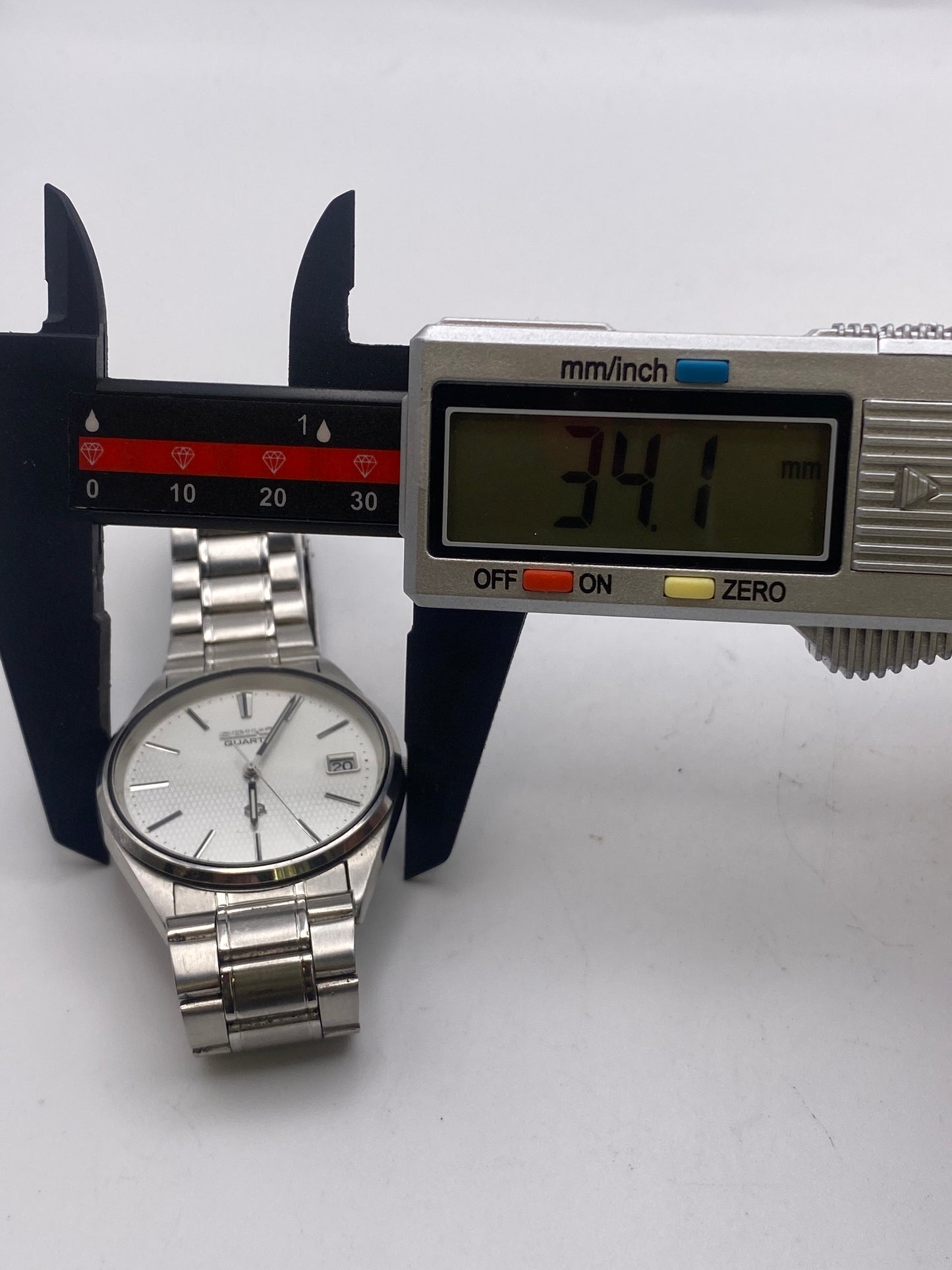 Vintage Gents Seiko SQ Quartz Stainless Steel Dress Watch