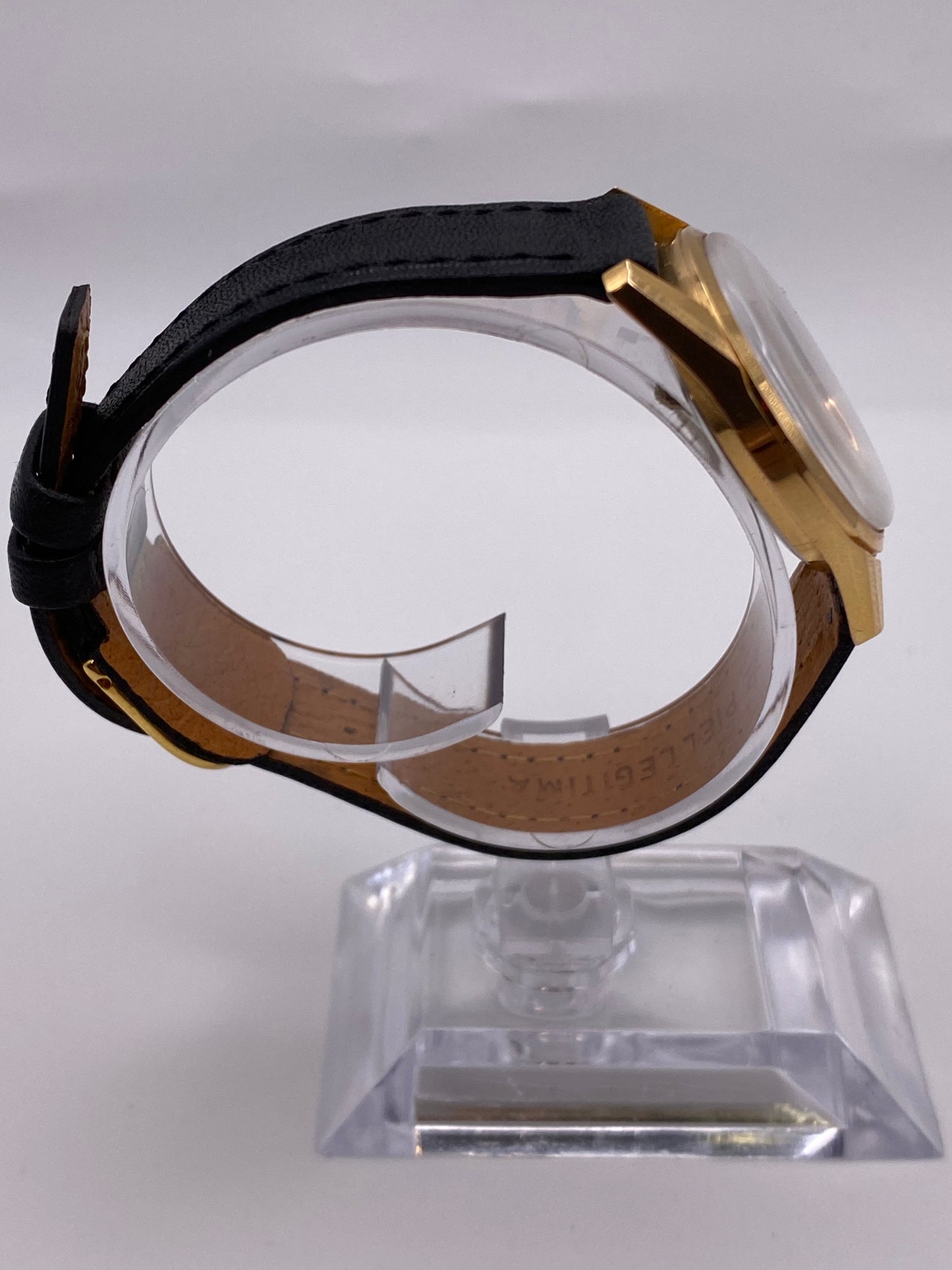 Vintage Favre-Leuba Gents Silver Dial Gold Plated Manual Wind Mechanical Dress Watch