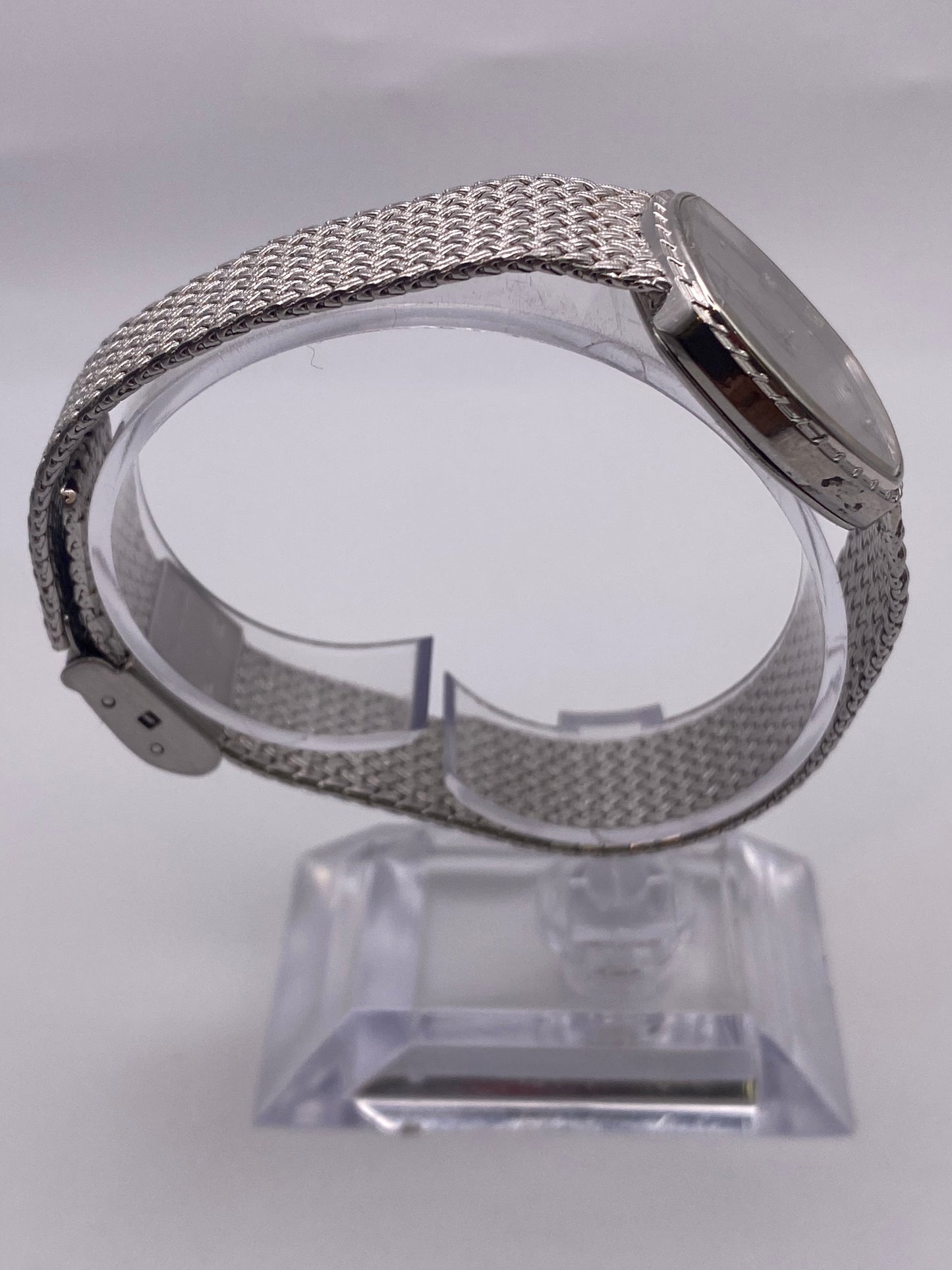 Vintage Cyma Gents Quartz Stainless Steel Dress Watch