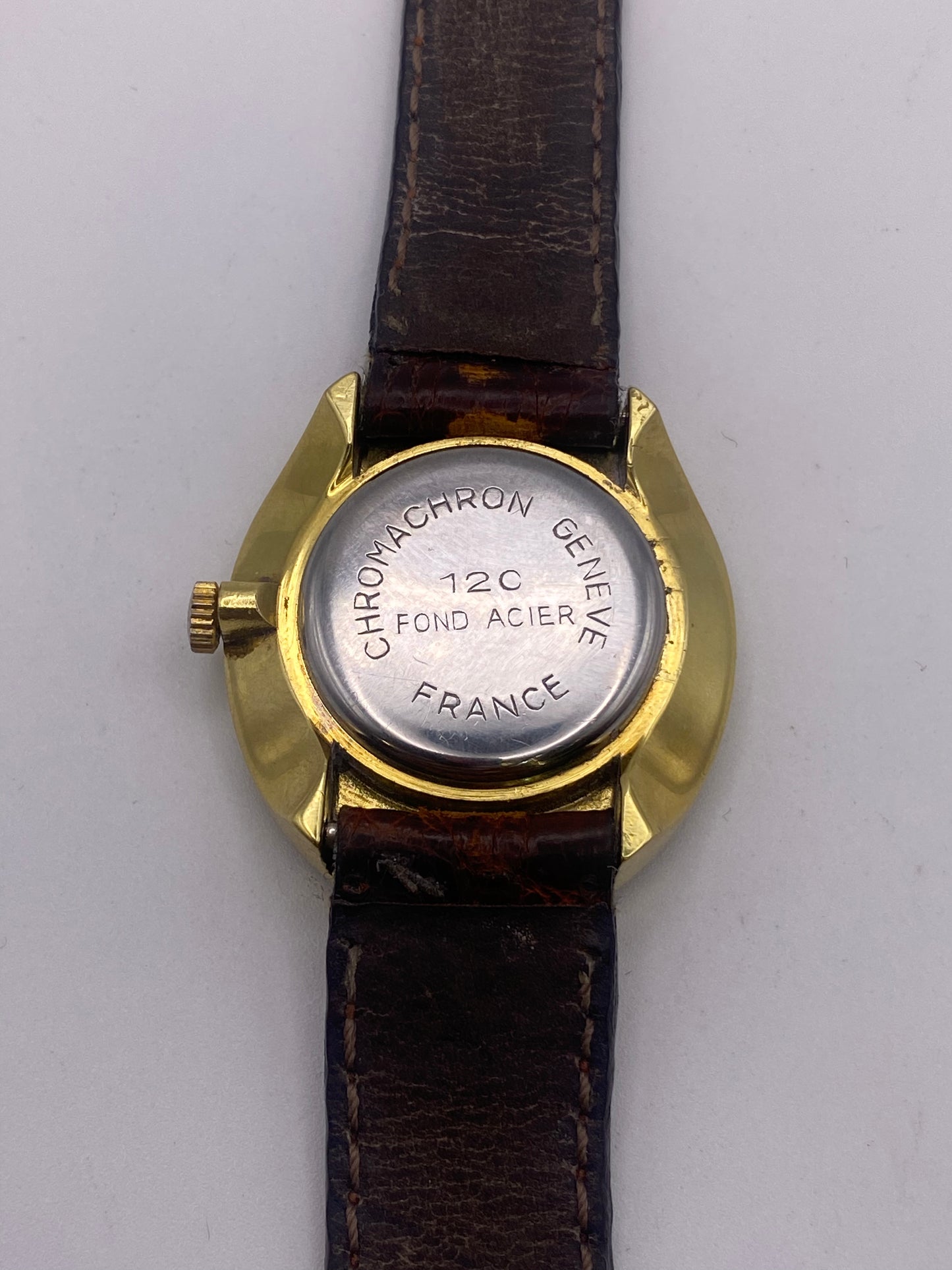 Vintage Pierre Cardin Gents Quartz Wood Dial Quartz Dress Watch