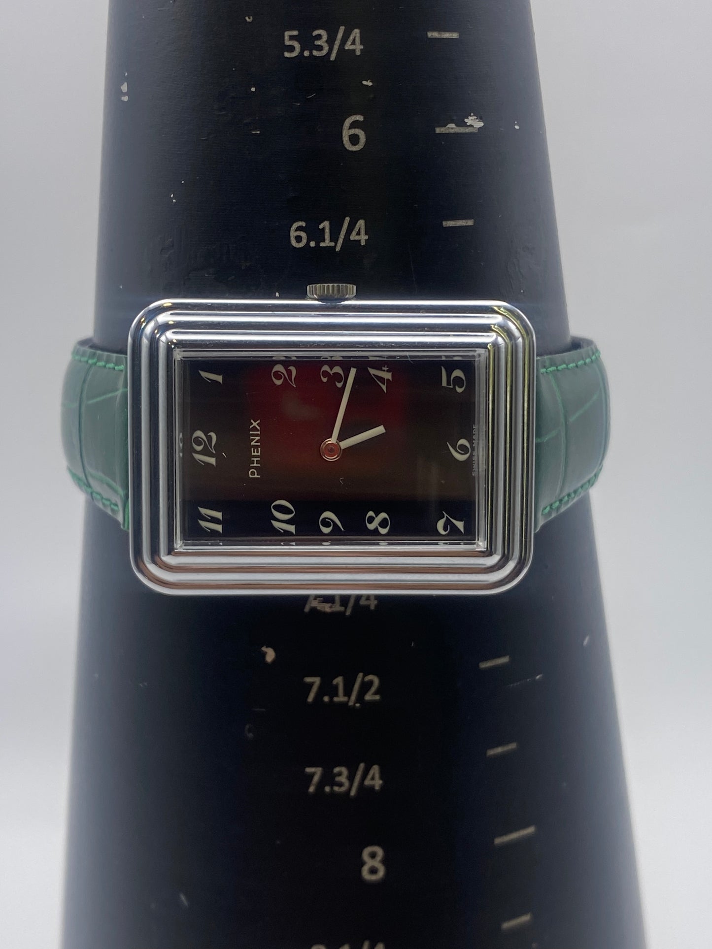 Vintage NOS Gents Phenix Manual Wind Mechanical Dress Watch Brown Dial