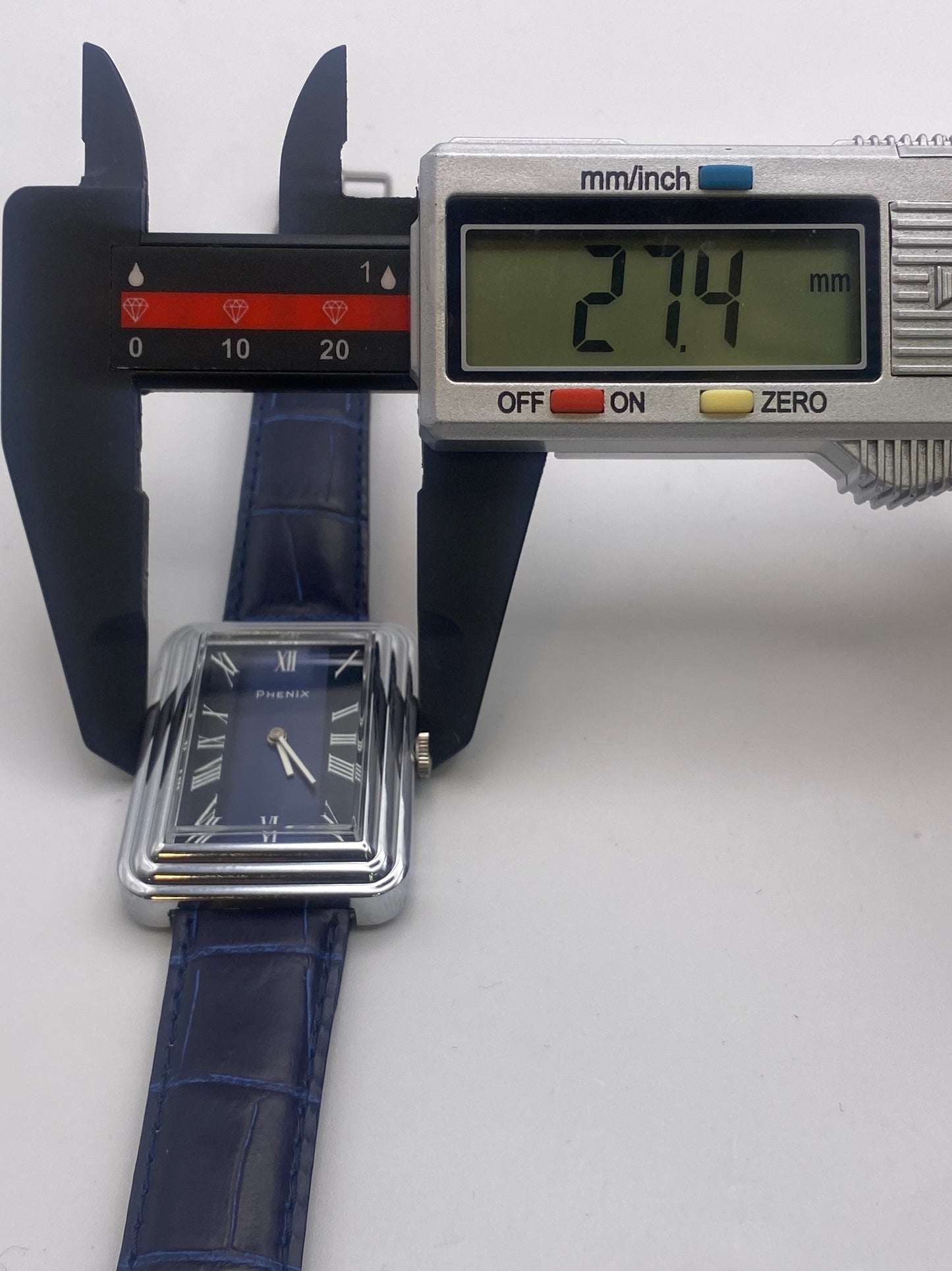 Vintage NOS Gents Phenix Manual Wind Mechanical Dress Watch Blue Dial