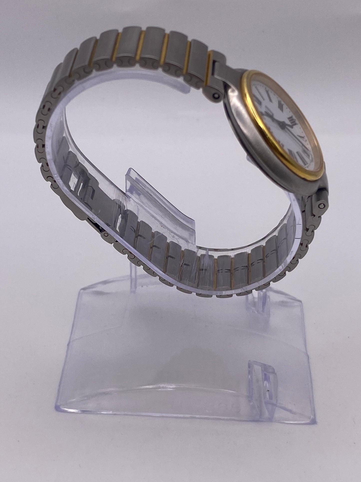 Dunhill Two Tone Gents Quartz  Dress Watch With Box
