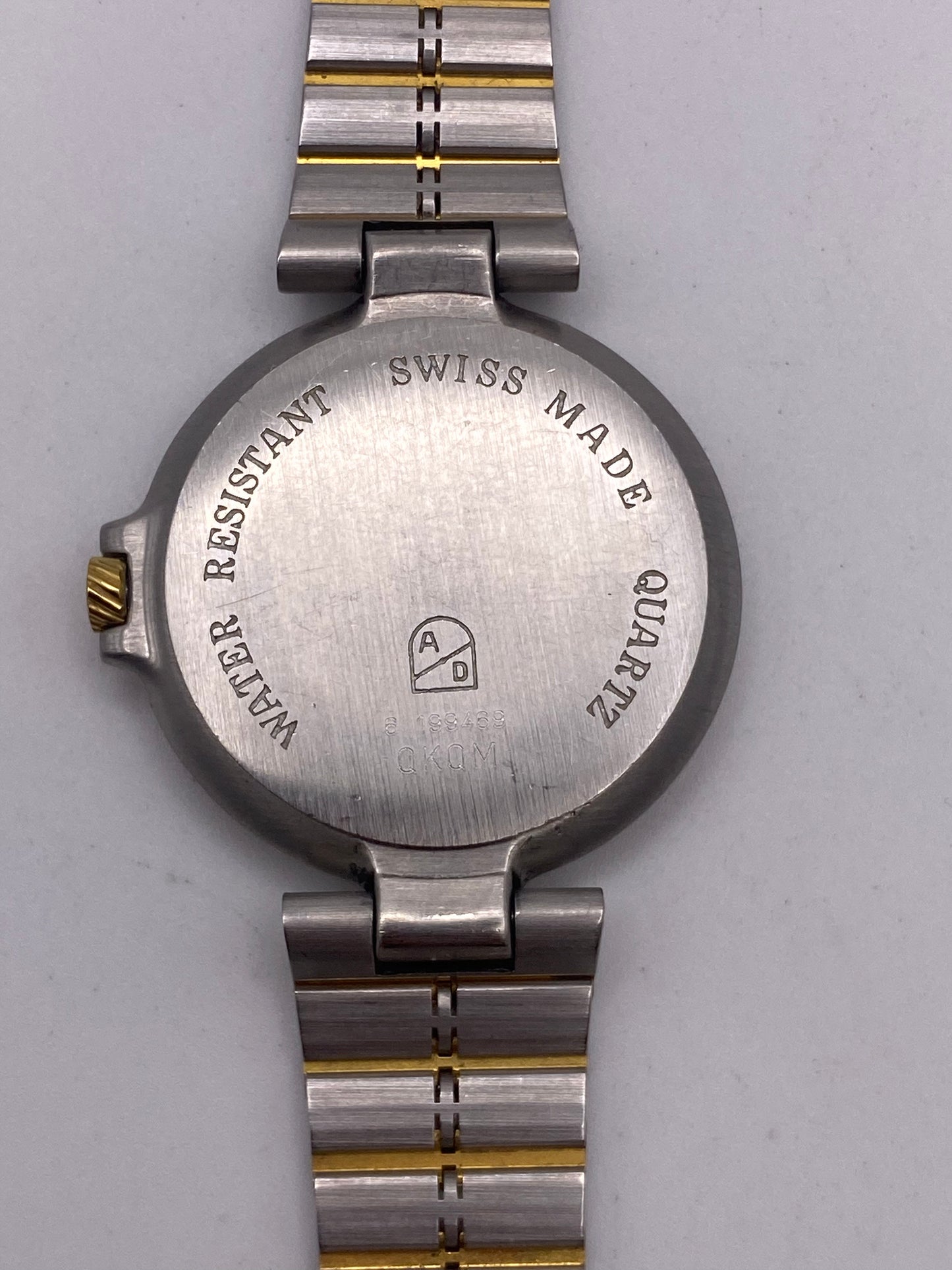 Dunhill Two Tone Gents Quartz  Dress Watch With Box