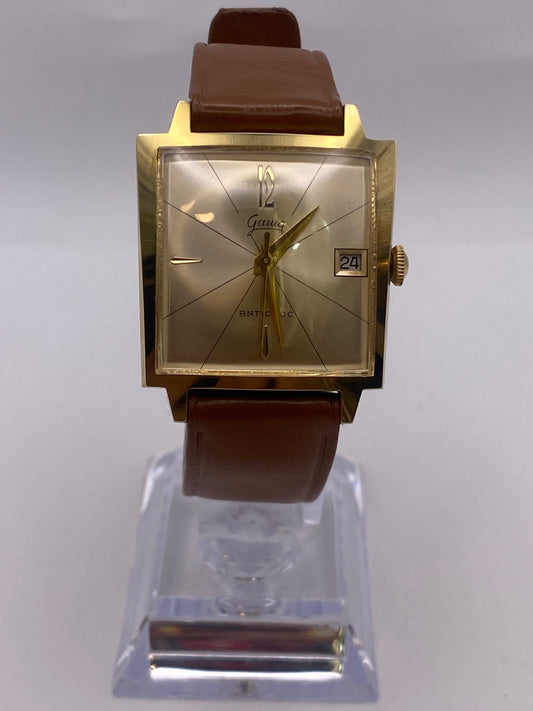 Vintage Gama Gents Anti-Choc Manual Wind Mechanical Dress Watch
