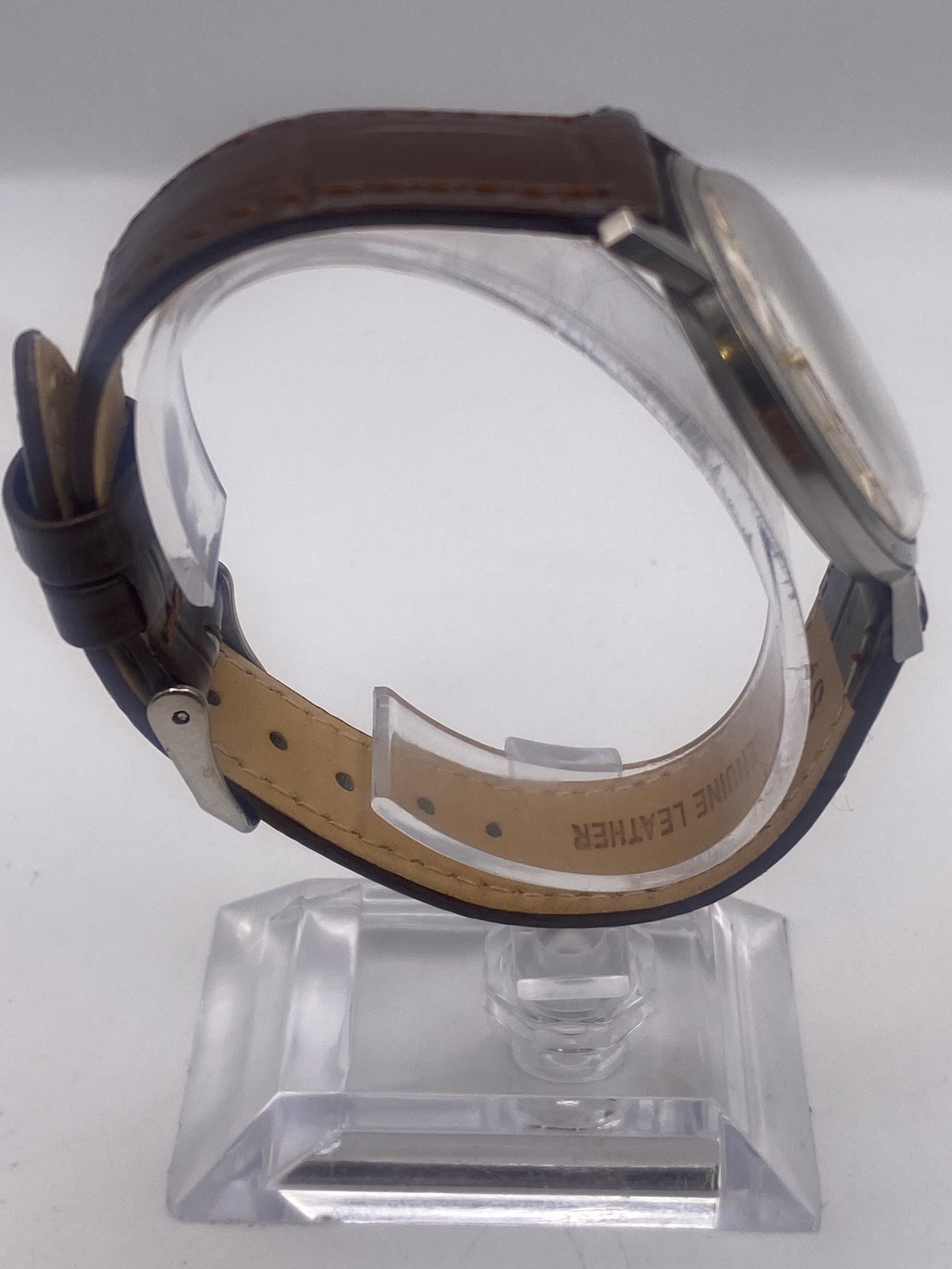 Vintage Gents Rotary Manual Wind mechanical Patina Dial Dress Watch