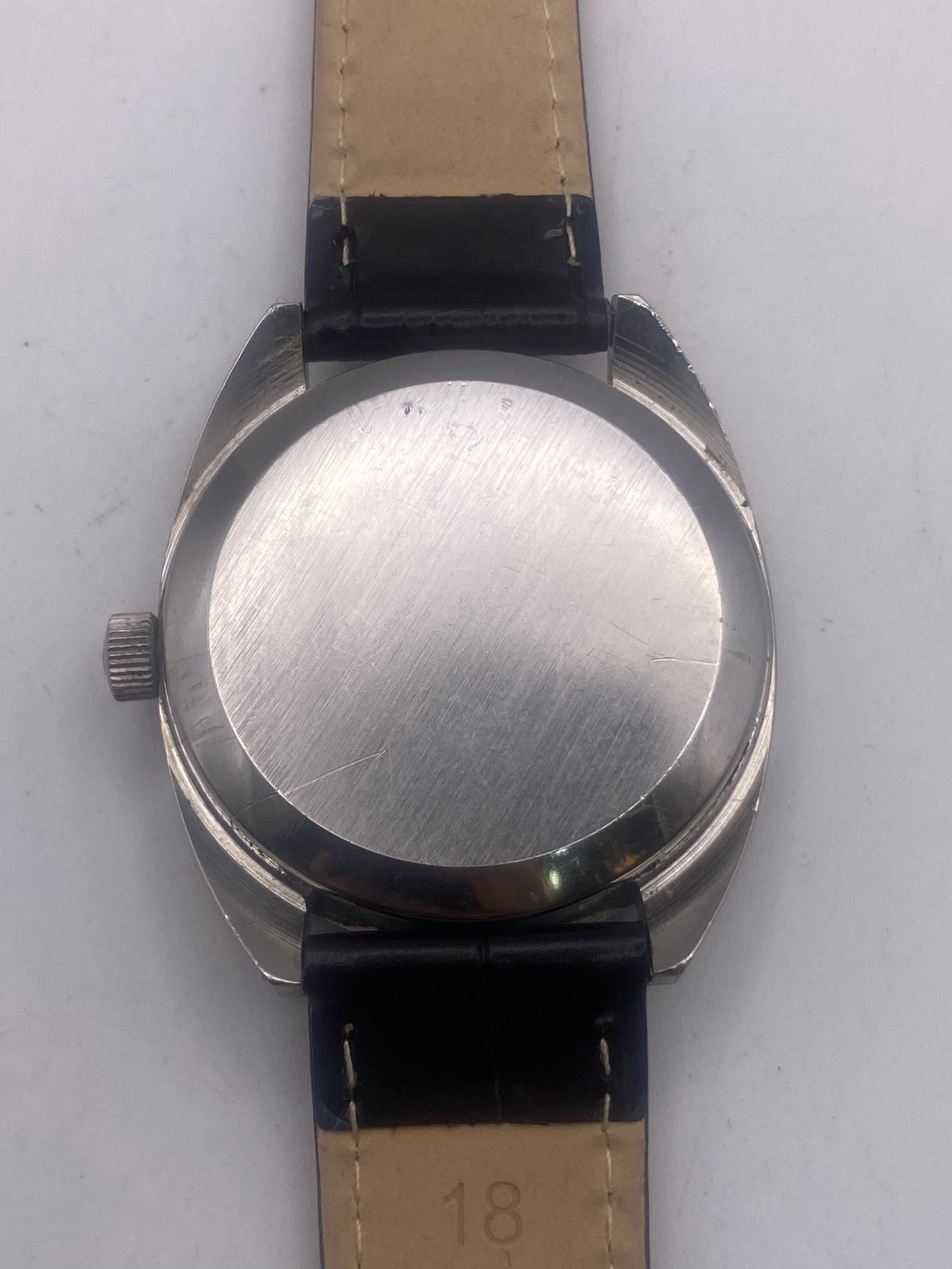 Vintage Tissot Tissonic Tuning Fork Gents Blue Dial Stainless Steel Dress Watch