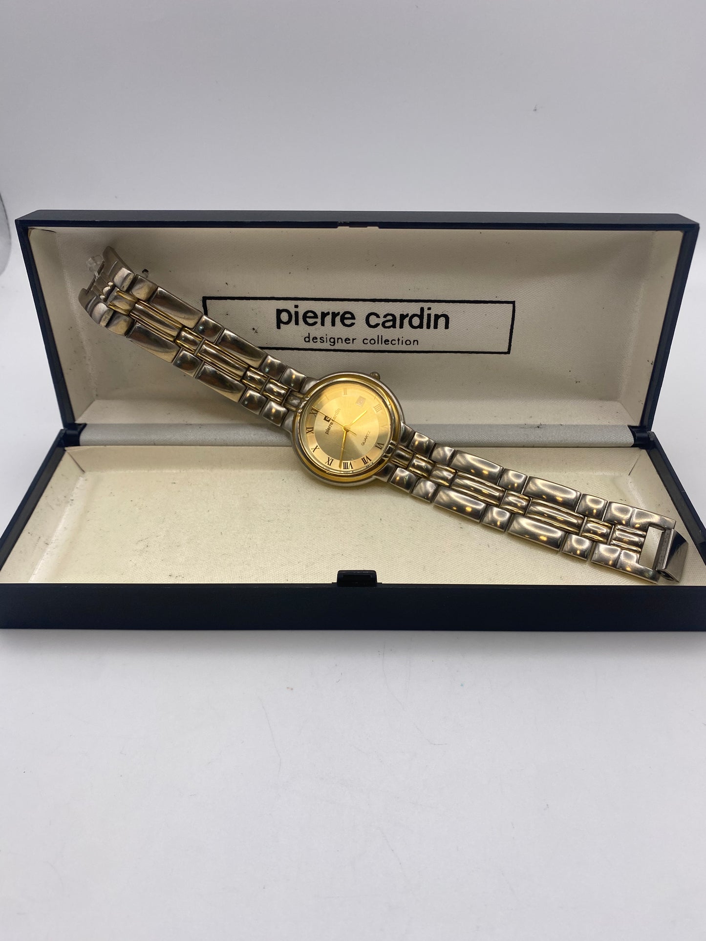 Vintage Pierre Cardin Gents Quartz Dress Watch With Box