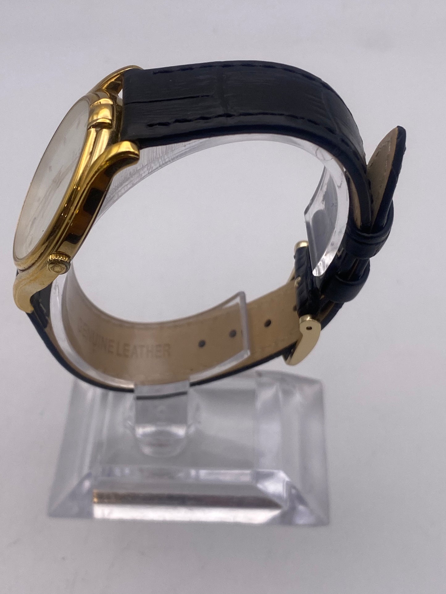 Vintage Zenith Cosmopolitan Gents Quartz Gold Plated Dress Watch
