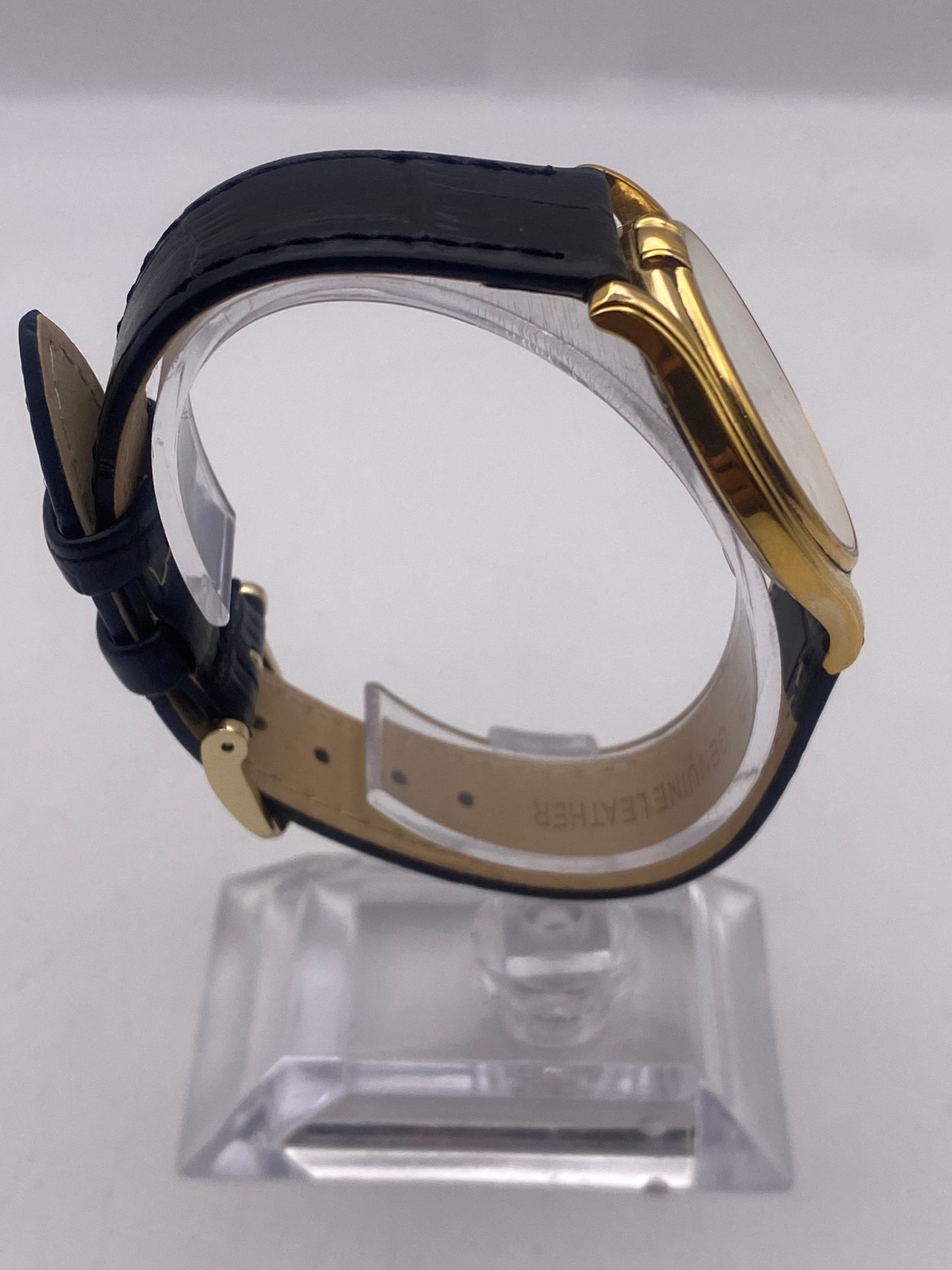 Vintage Zenith Cosmopolitan Gents Quartz Gold Plated Dress Watch