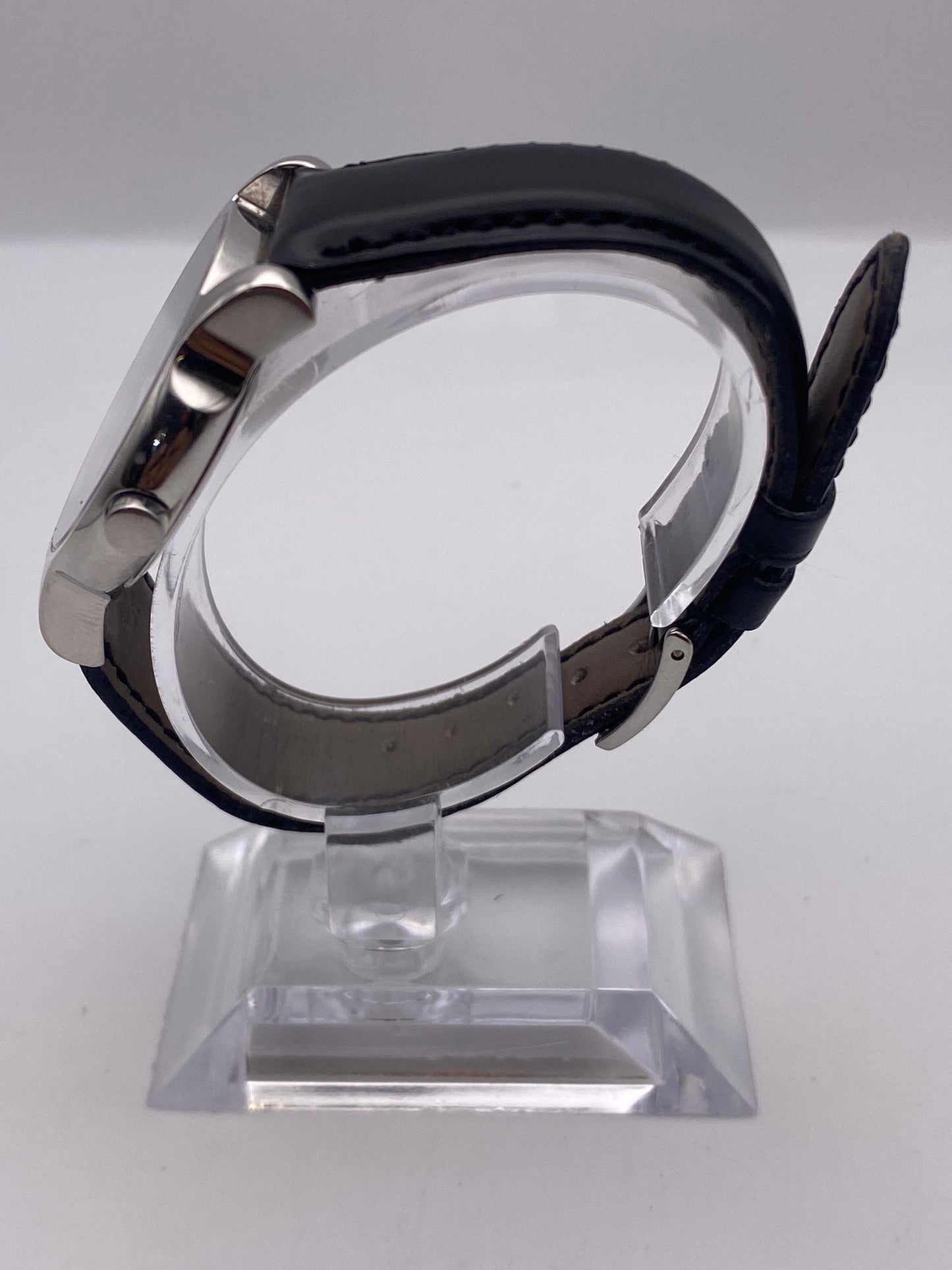 Bvlgari Solotempo Gents Quartz Black And White Dial Dress Watch
