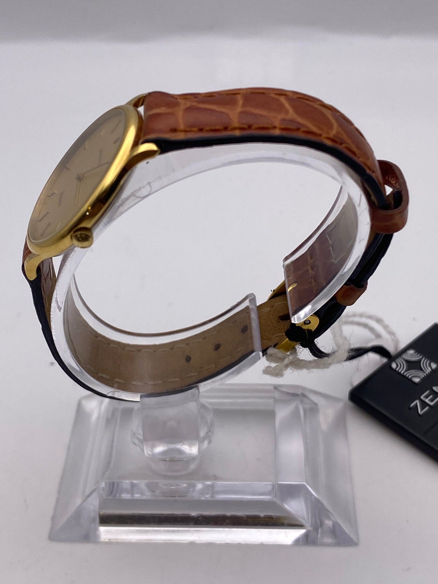Zenith Silhouette Quartz Ladies NOS Gold Plated Dress Watch