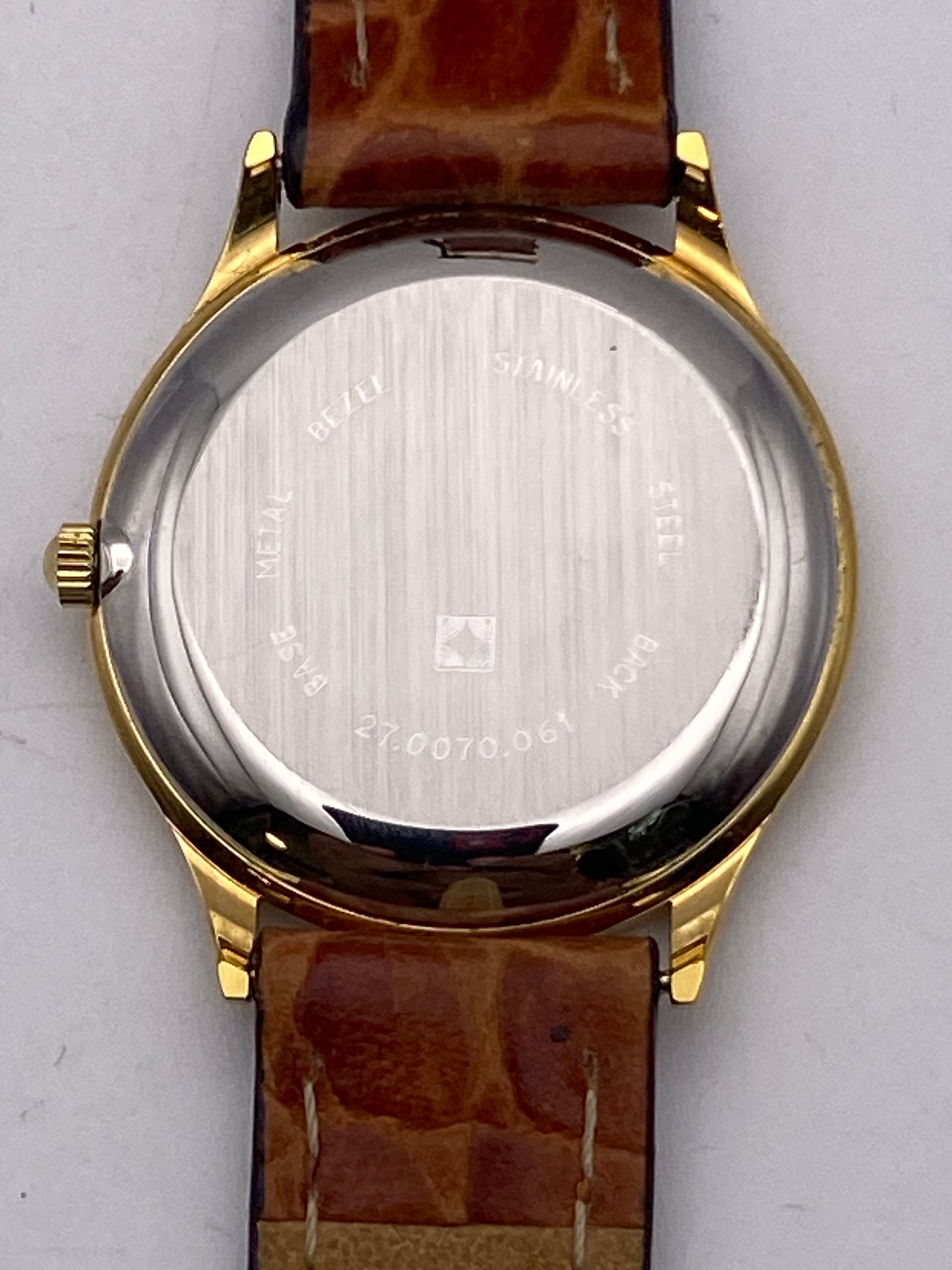 Zenith Silhouette Quartz Ladies NOS Gold Plated Dress Watch