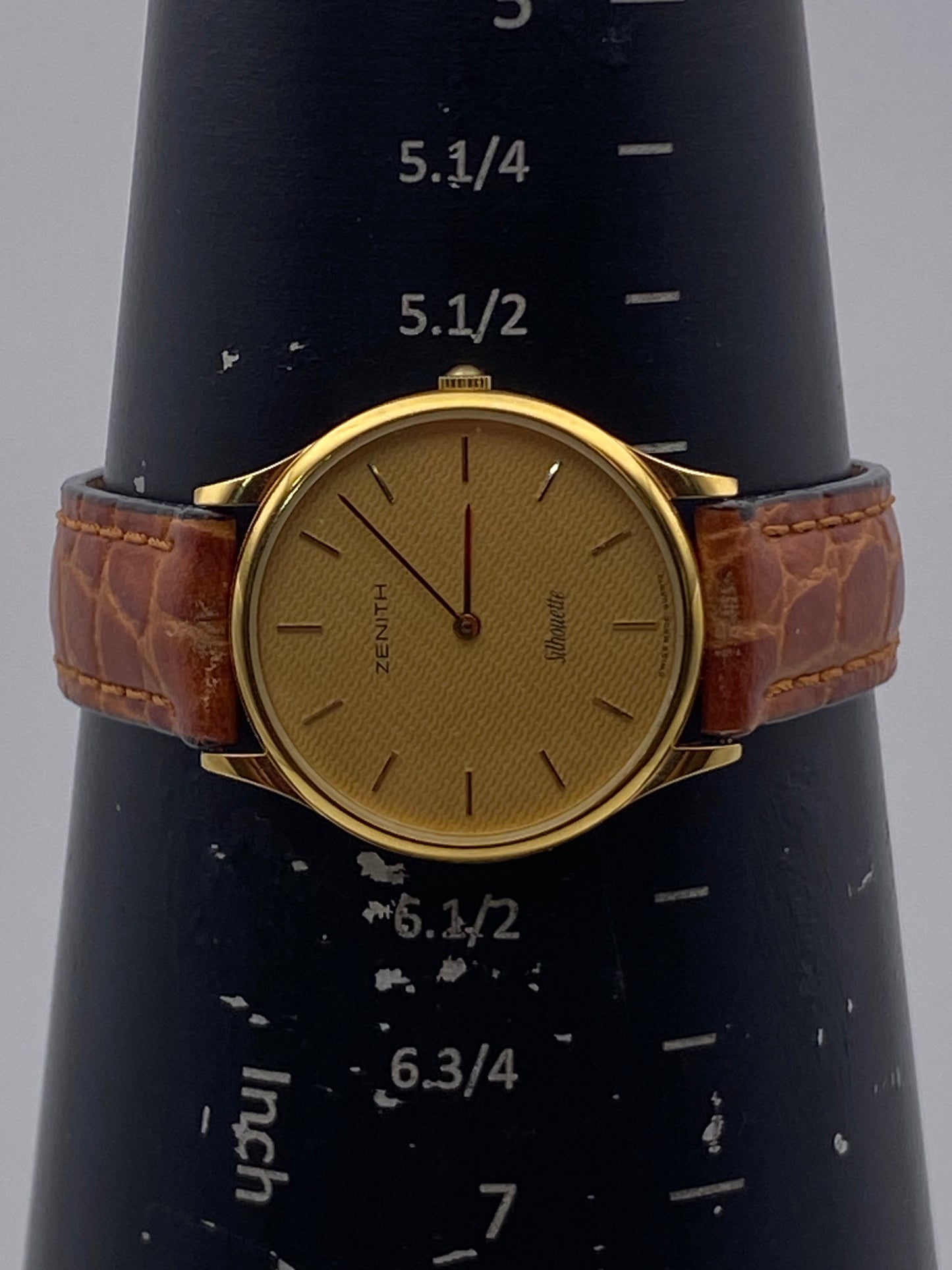 Zenith Silhouette Quartz Ladies NOS Gold Plated Dress Watch