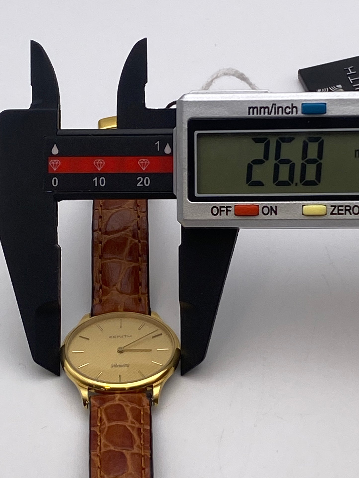 Zenith Silhouette Quartz Ladies NOS Gold Plated Dress Watch