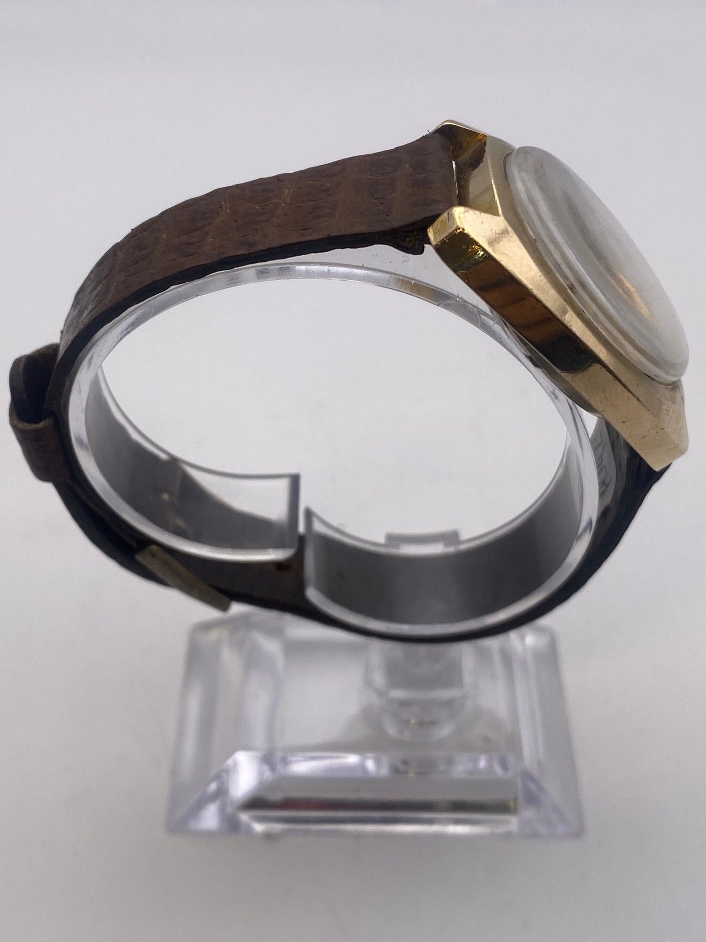 Vintage Gents Garrard Automatic Mechanical Dress Watch Gifted For Long Service Leyland Cars