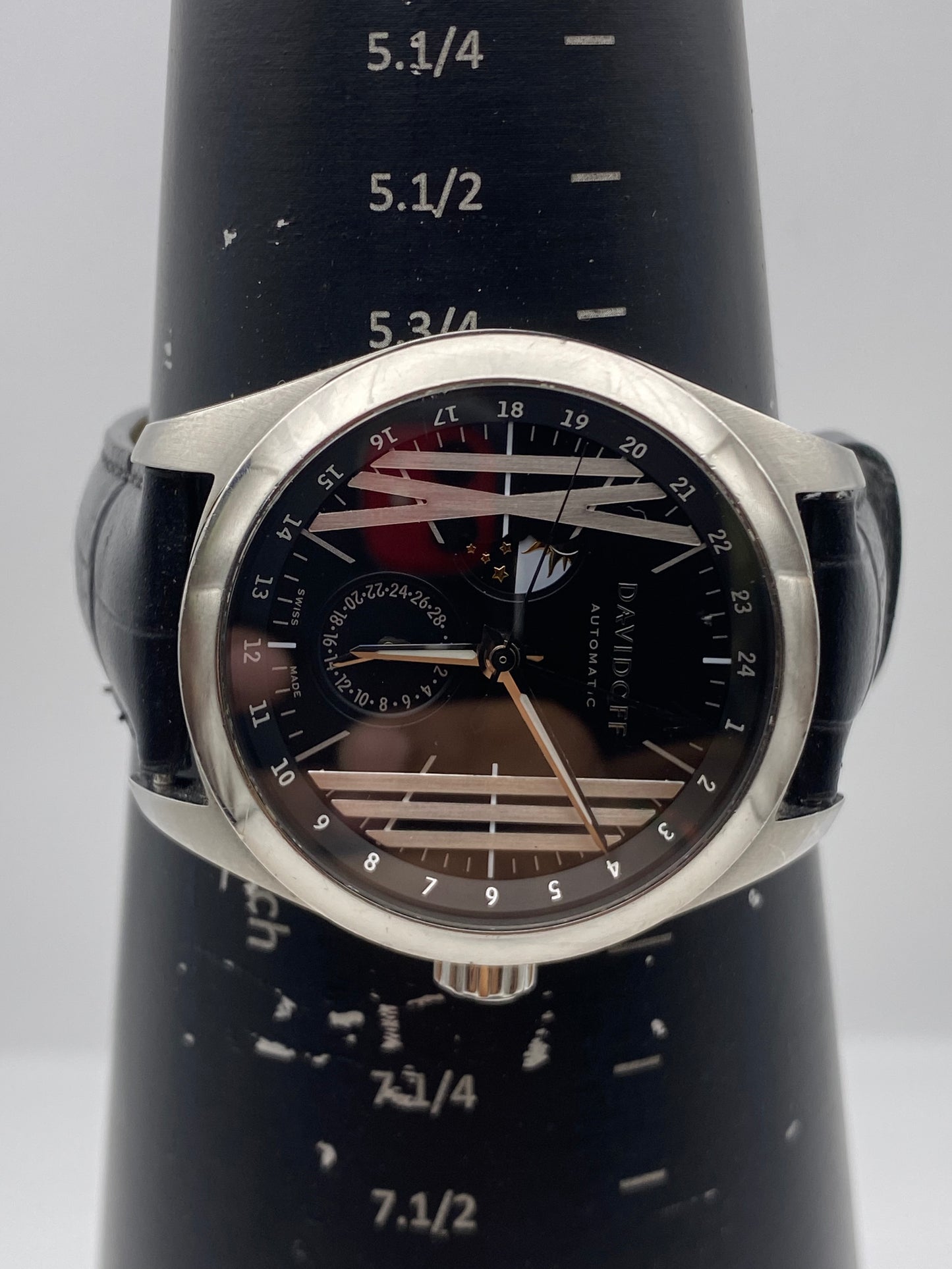 Davidoff Moon-phase Automatic Mechanical Gents Dress Watch