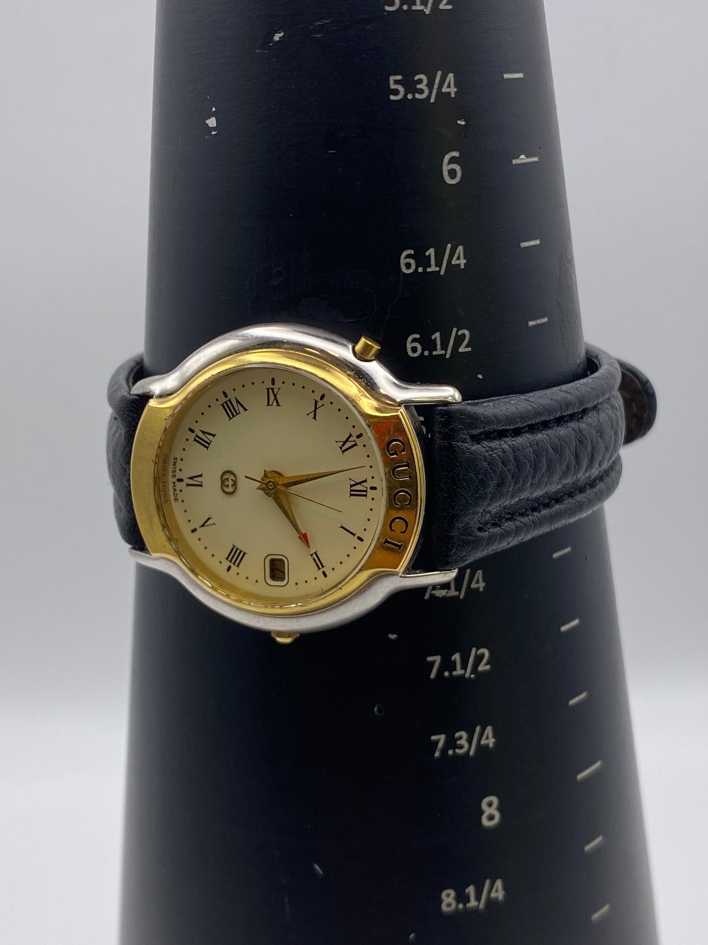 Gucci Two Tone Quartz Dress Watch Ref 8200M With Box.