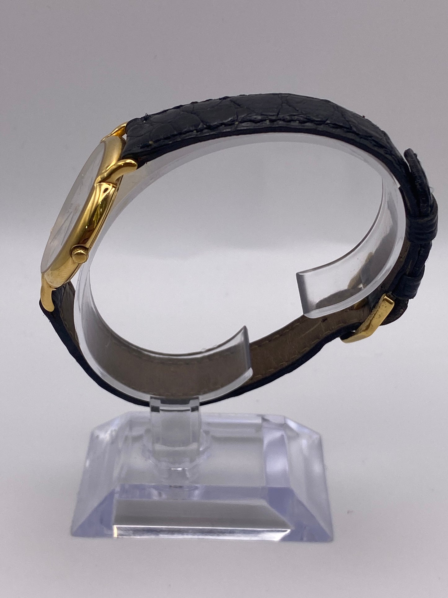 Raymond Weil Gold Plated Quartz White Dial Dress Watch & Box