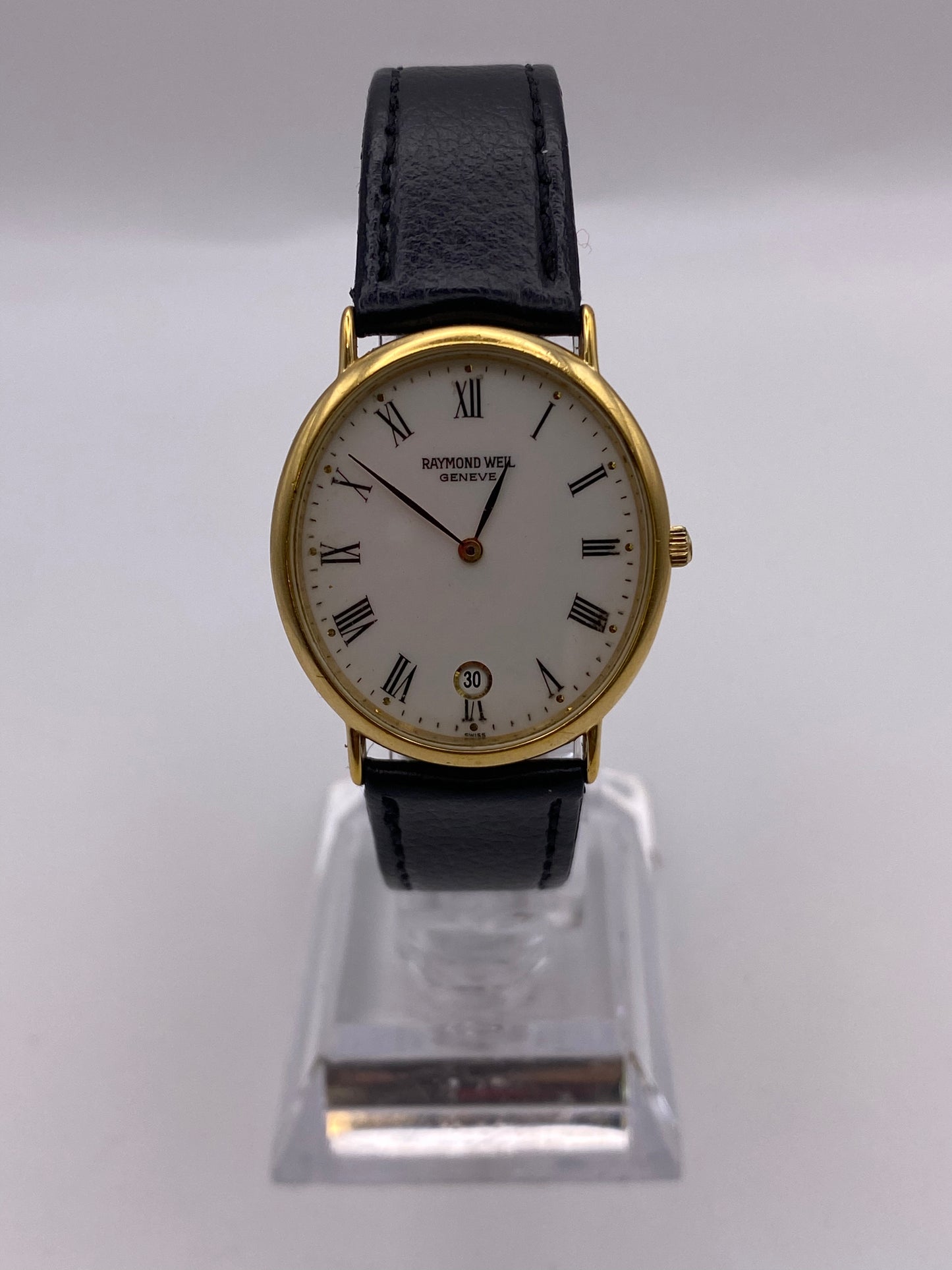 Raymond Weil Gents White Dial Quartz Dress Watch With Box