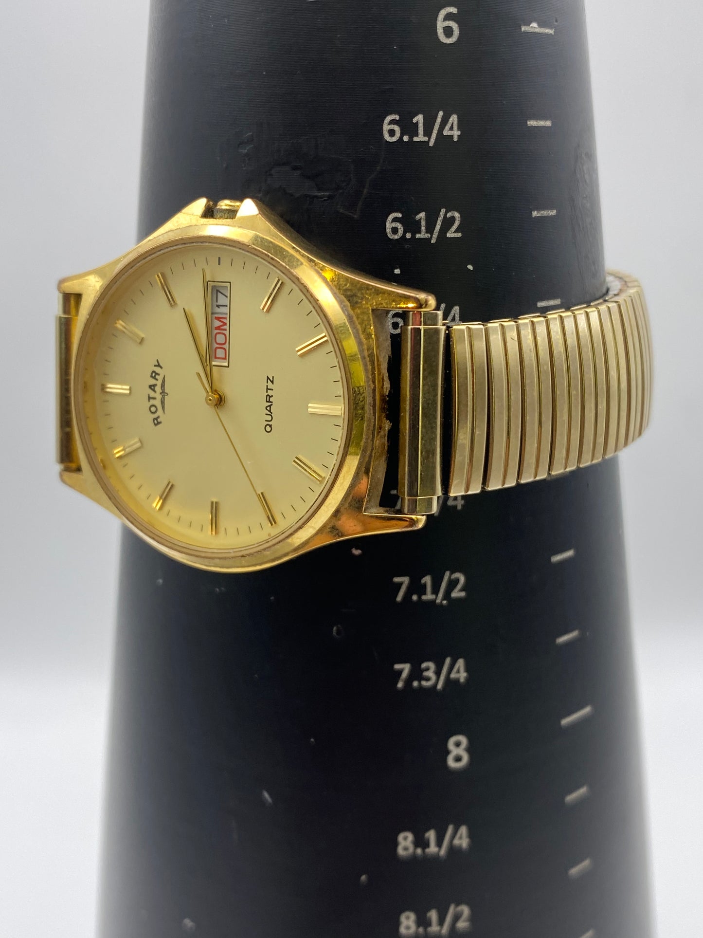 Rotary Gents Quartz Gold Plated Dress Watch With Box