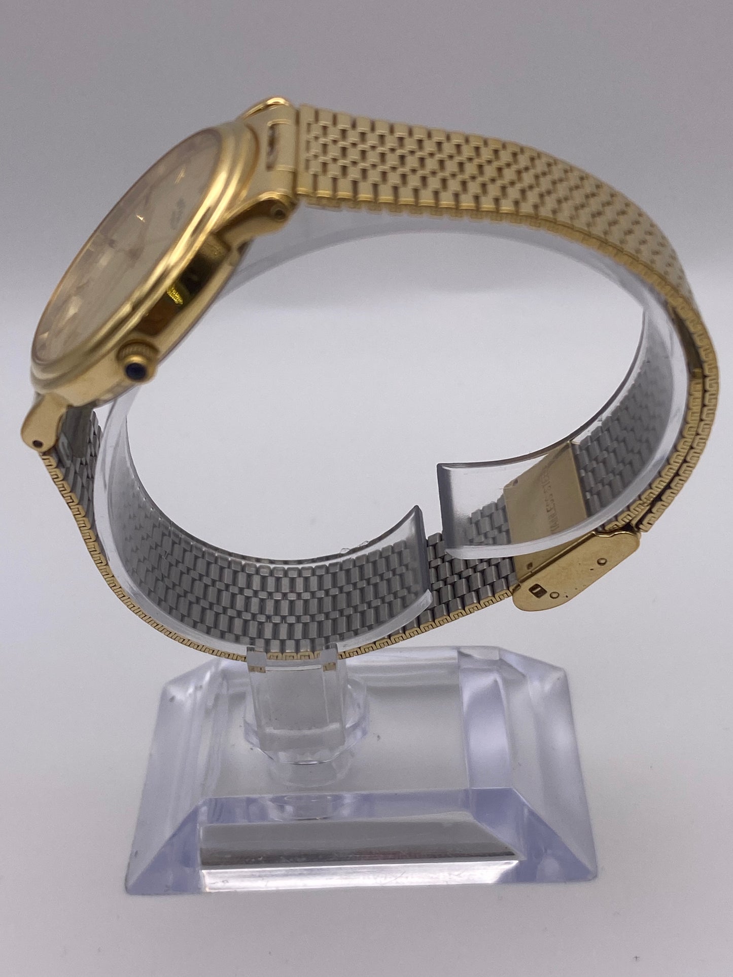 Rotary Gents Gold Plated Quartz Dress Watch With Box