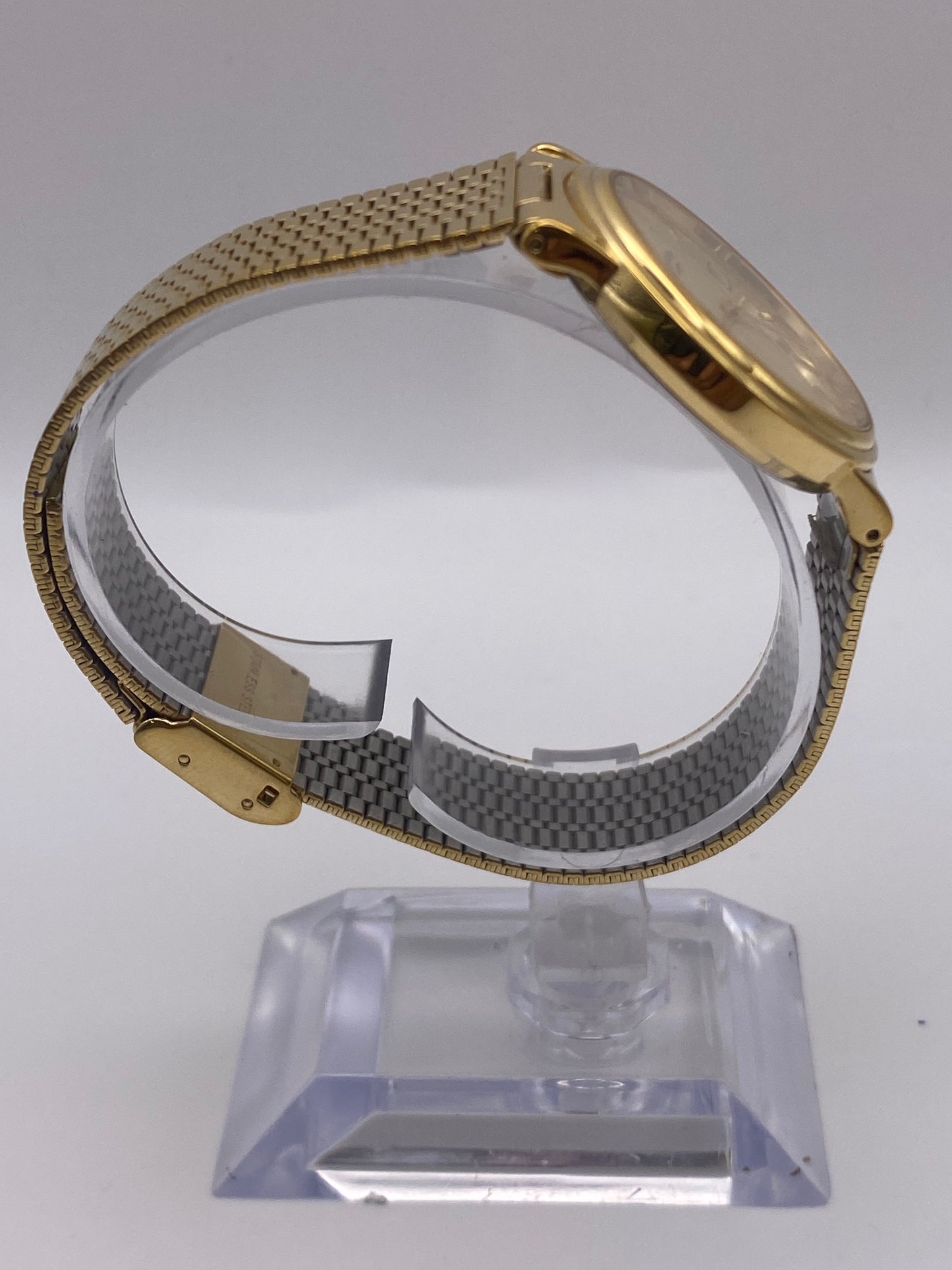Rotary Gents Gold Plated Quartz Dress Watch With Box