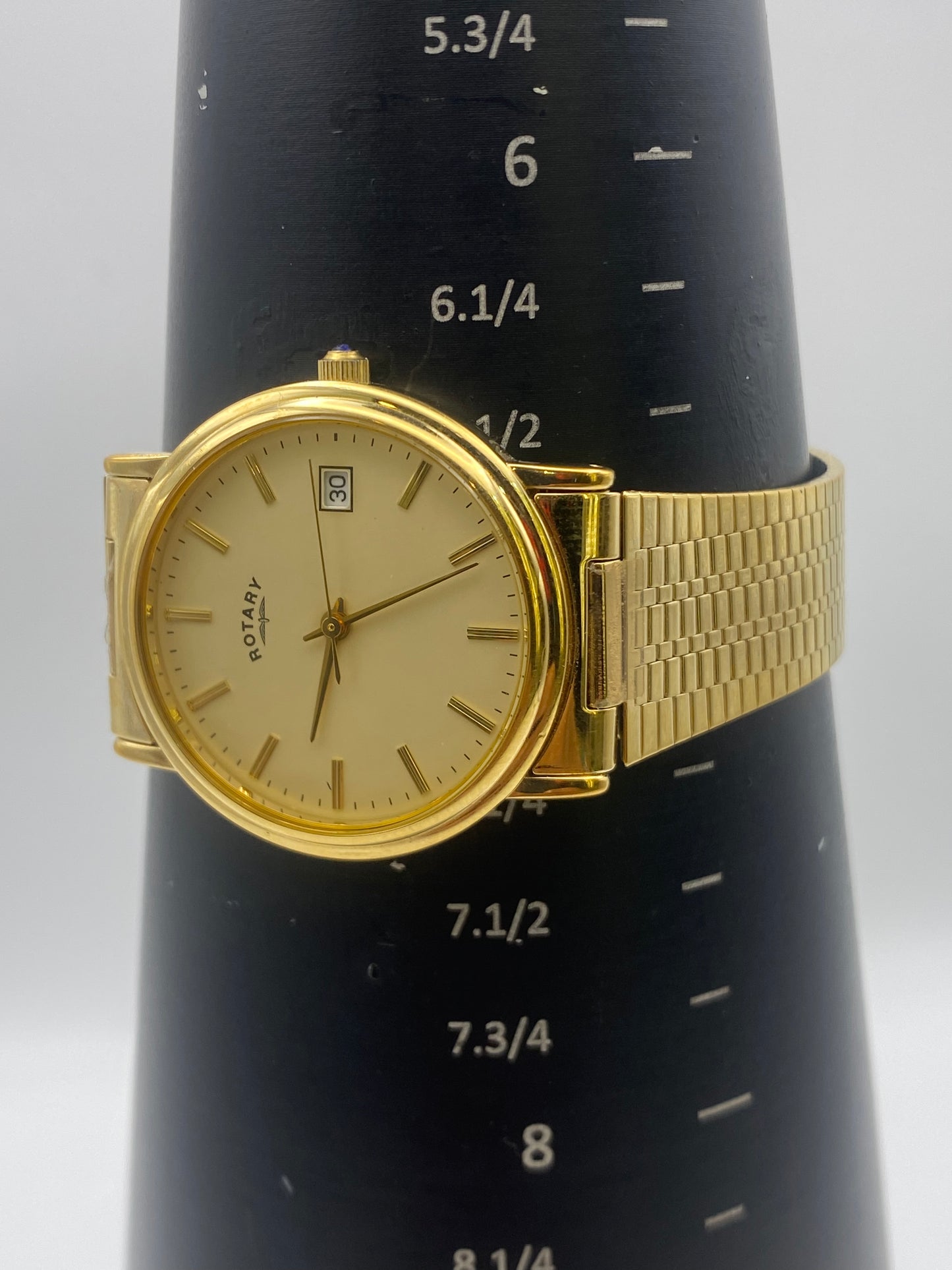 Rotary Gents Gold Plated Quartz Dress Watch With Box
