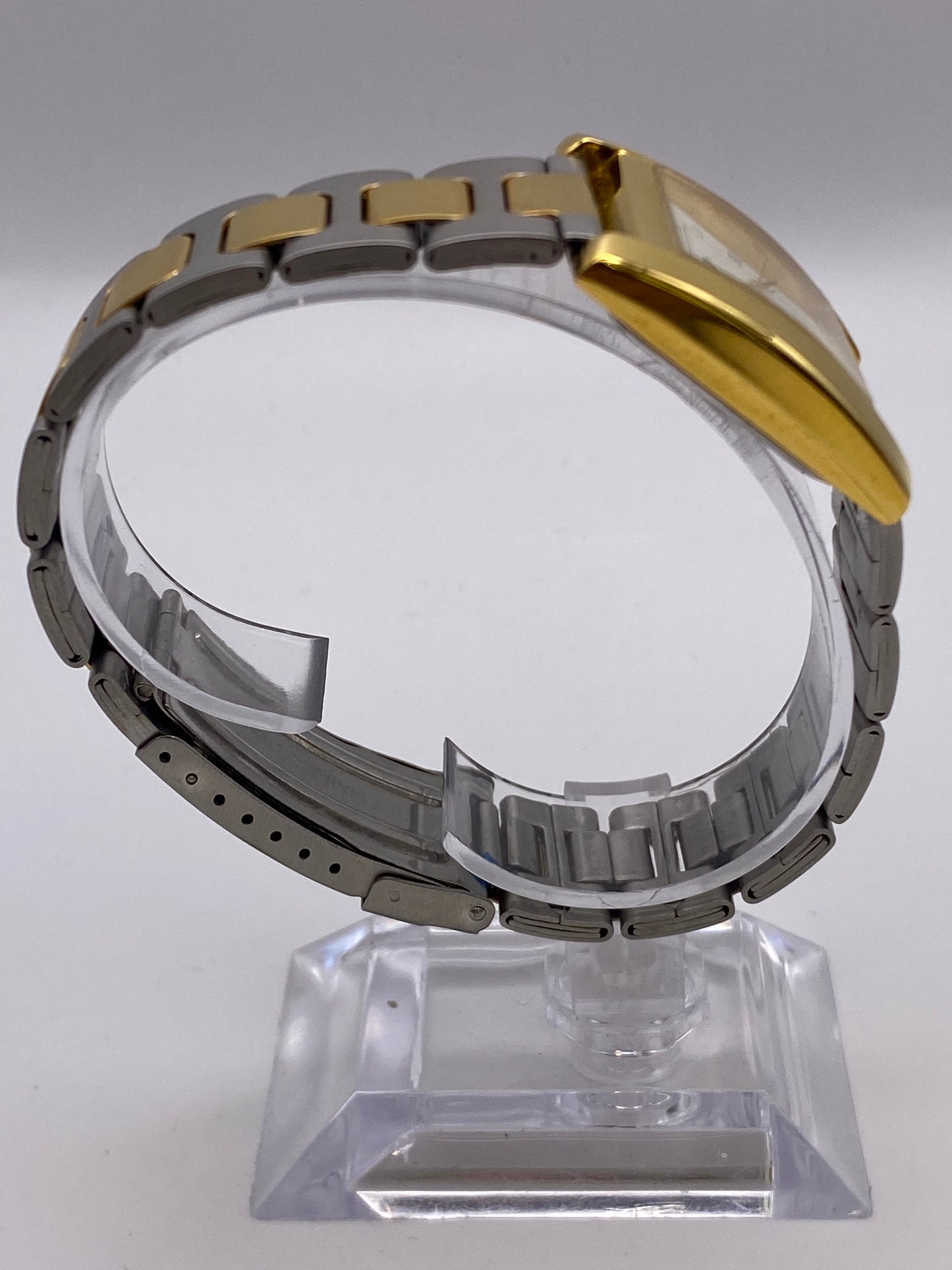 Gents LIP Tank Gold Plated Two Tone Quartz Dress Watch
