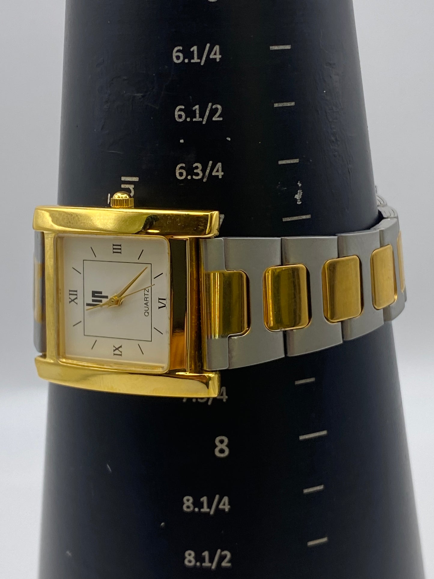 Gents LIP Tank Gold Plated Two Tone Quartz Dress Watch