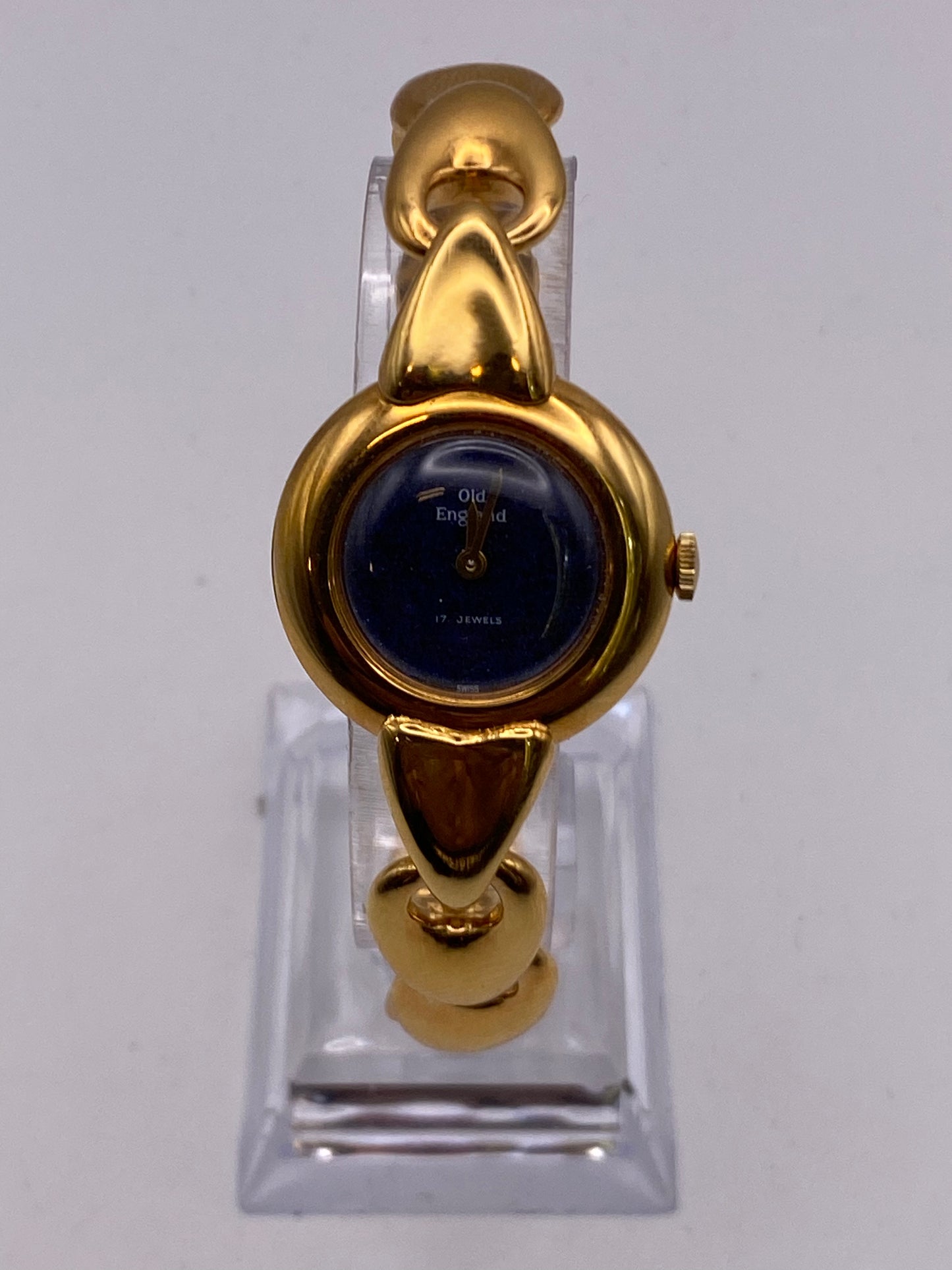Vintage Unworn Ladies Old England Manual Wind Mechanical Dress Watch Box & Tag