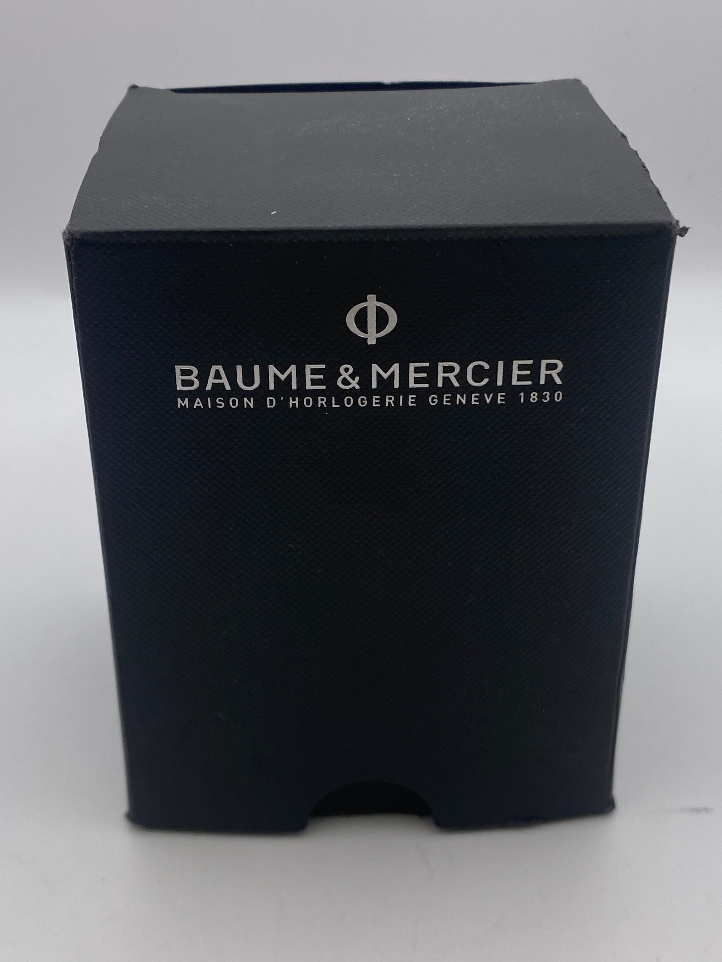 Gents Baume & Mercier Black Dial Quartz Dress Watch With Box