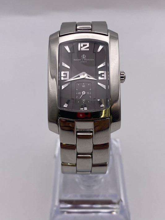 Gents Baume & Mercier Black Dial Quartz Dress Watch With Box