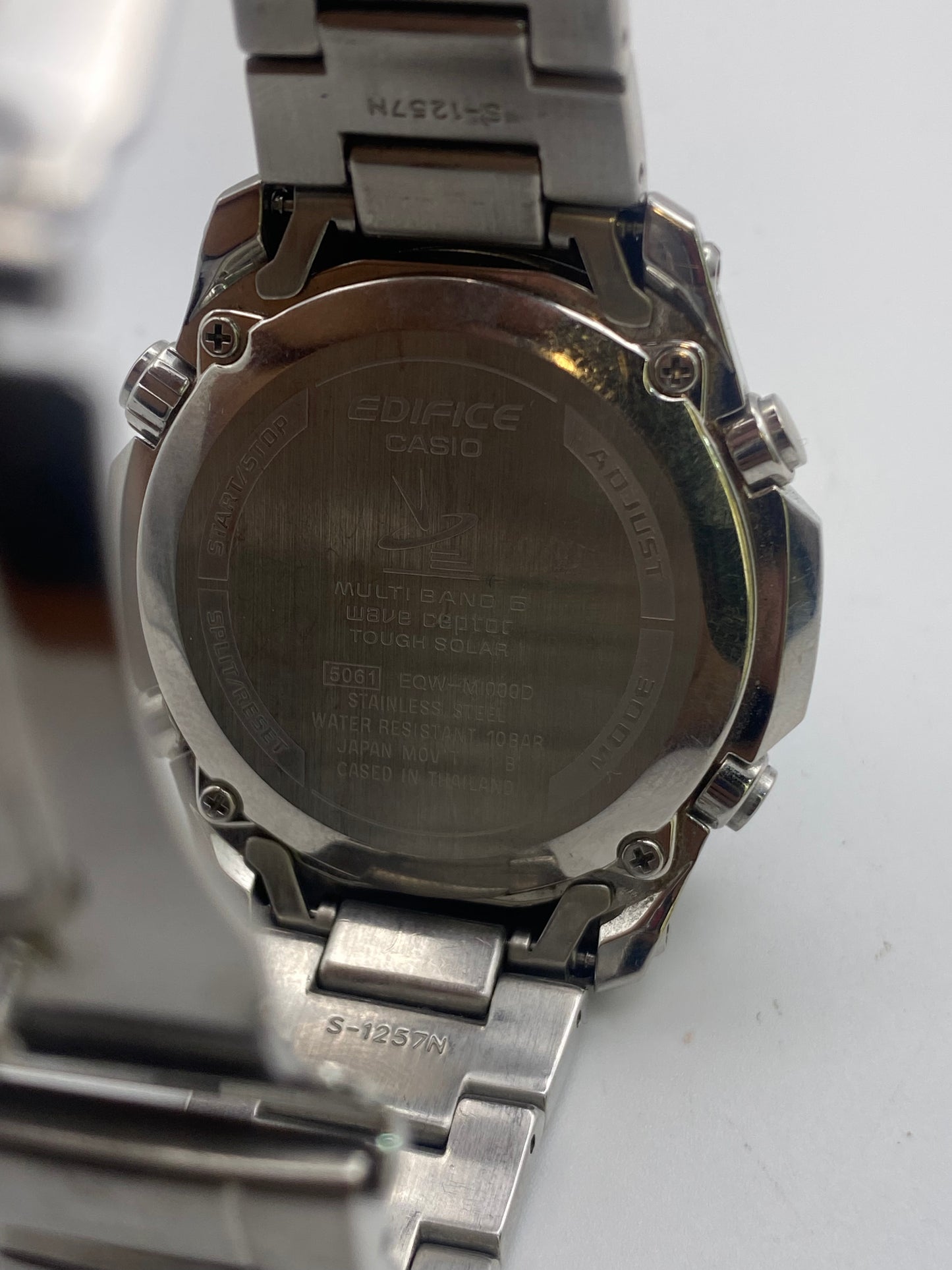 Casio Edifice Gents Quartz Sports Watch With Box & Paper