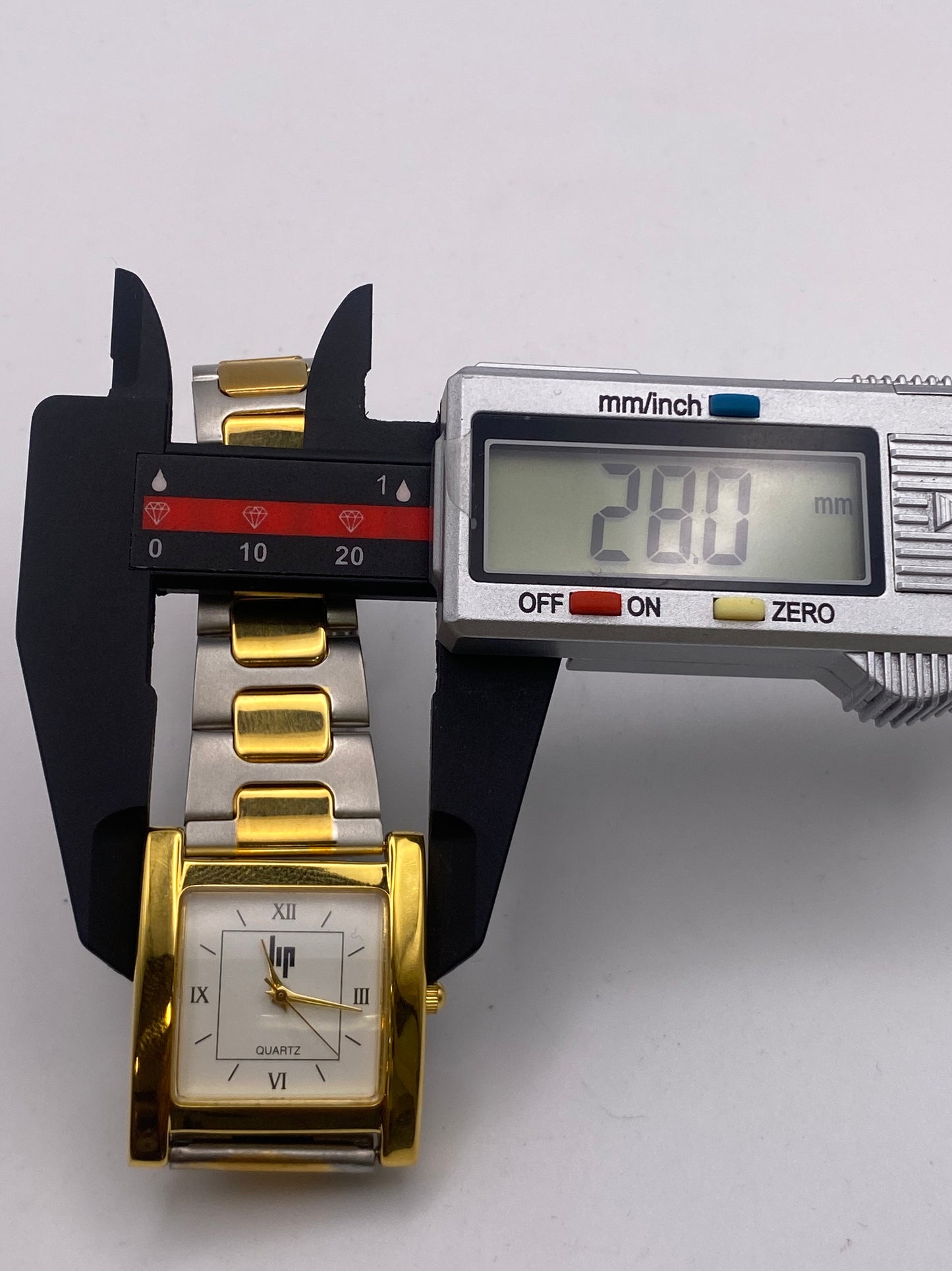 Gents LIP Tank Gold Plated Two Tone Quartz Dress Watch