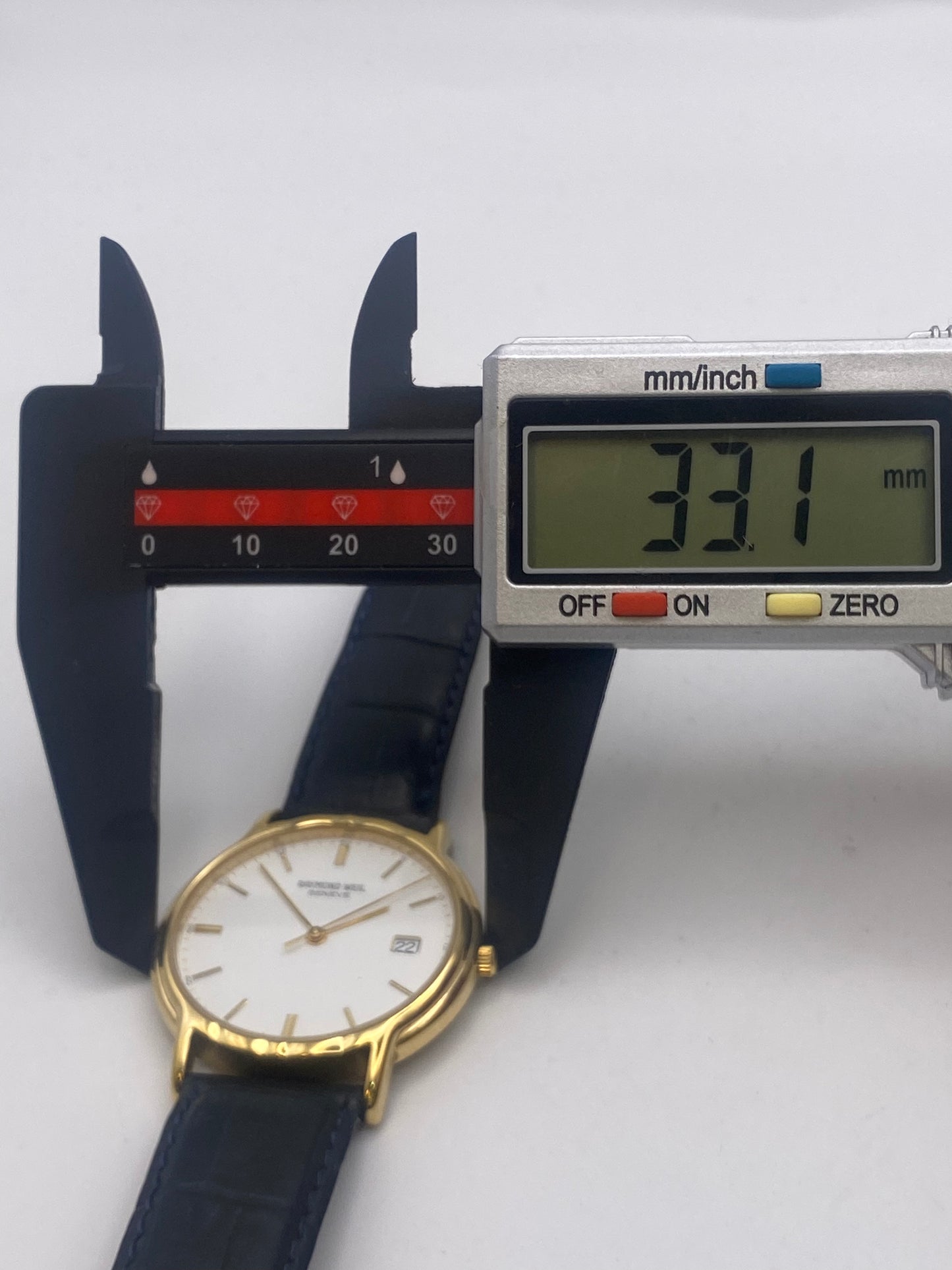 Raymond Weil Gold Plated Quartz Gents Dress Watch Ref 5543 With Pouch