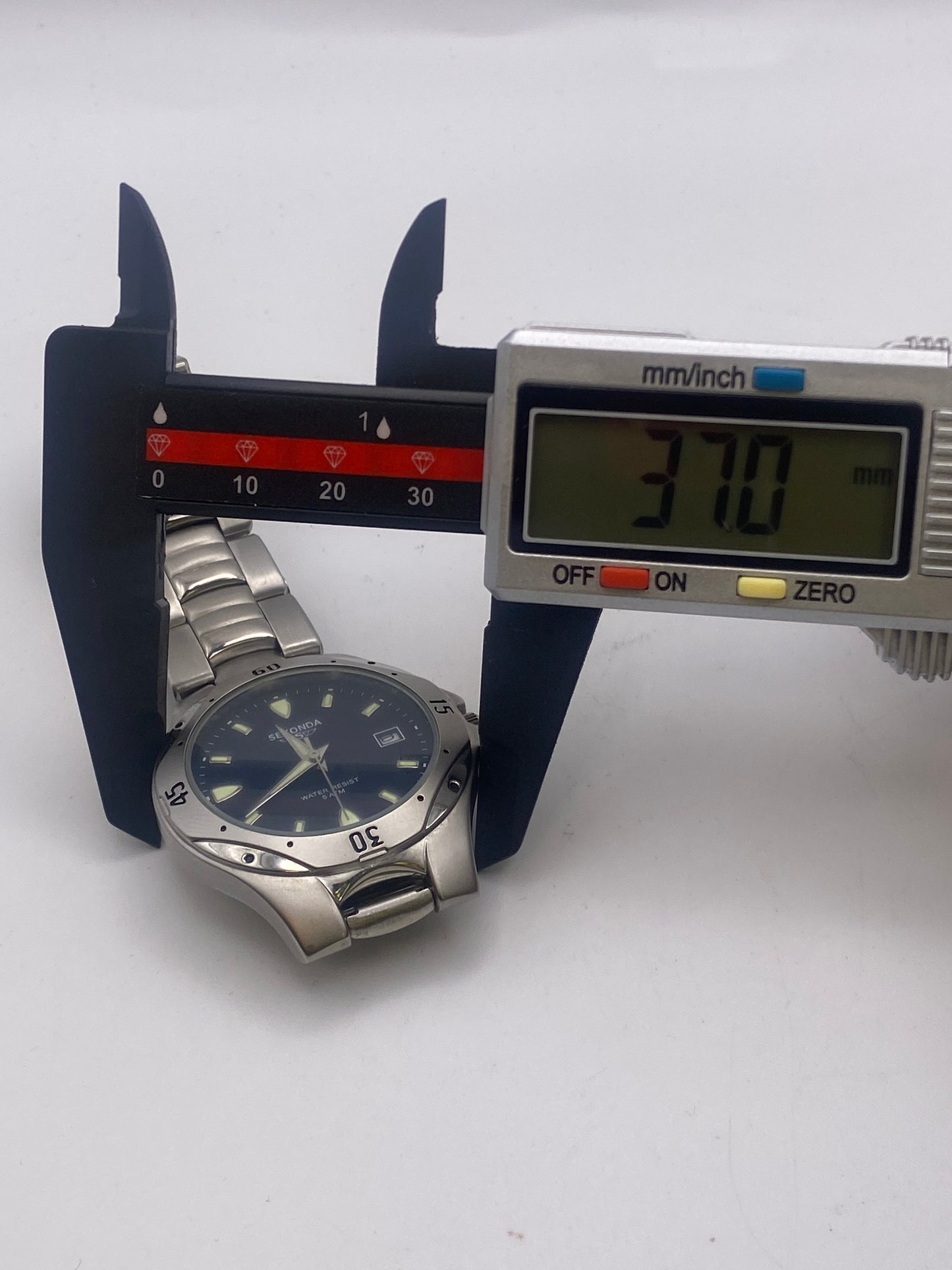 Sekonda Blue Dial Quartz Stainless Steel Sports Watch