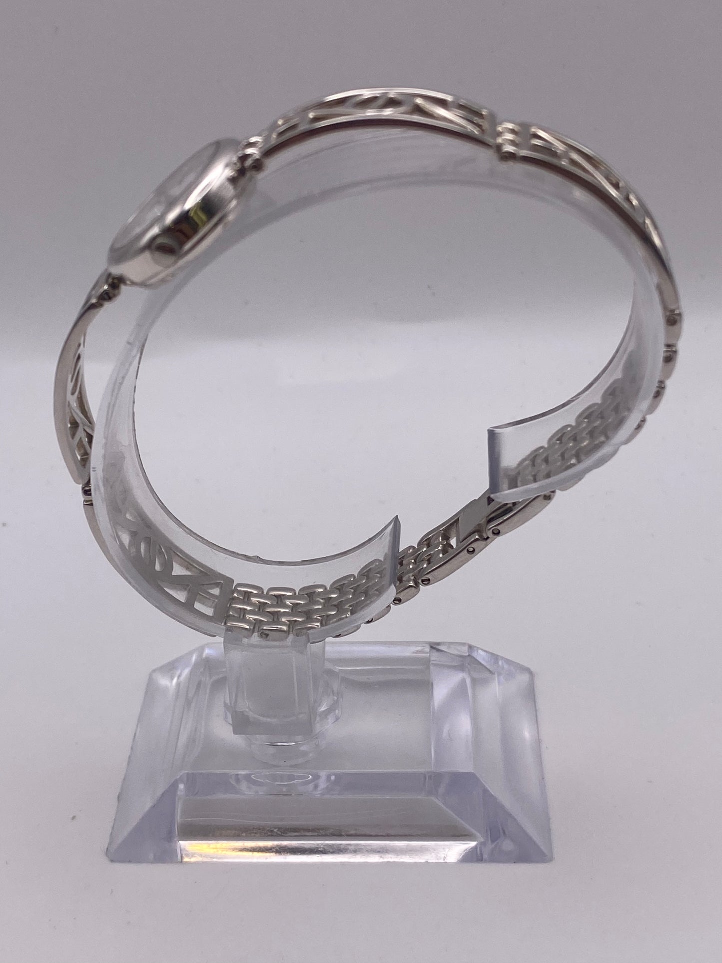 Ladies Rotary Quartz 925 Silver Cocktail Dress Watch With Box