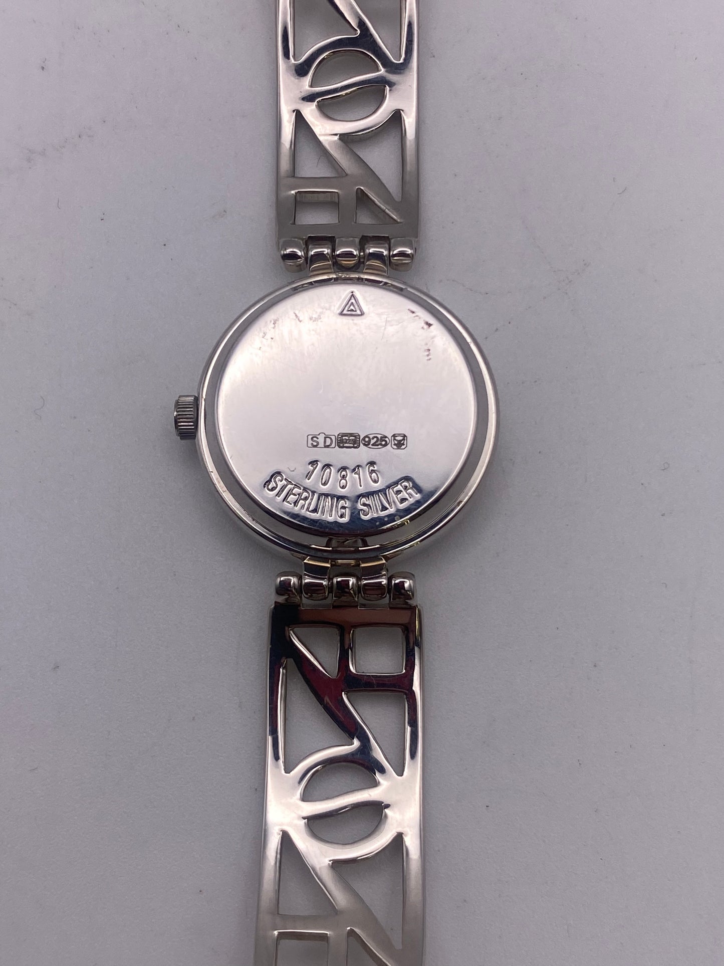 Ladies Rotary Quartz 925 Silver Cocktail Dress Watch With Box
